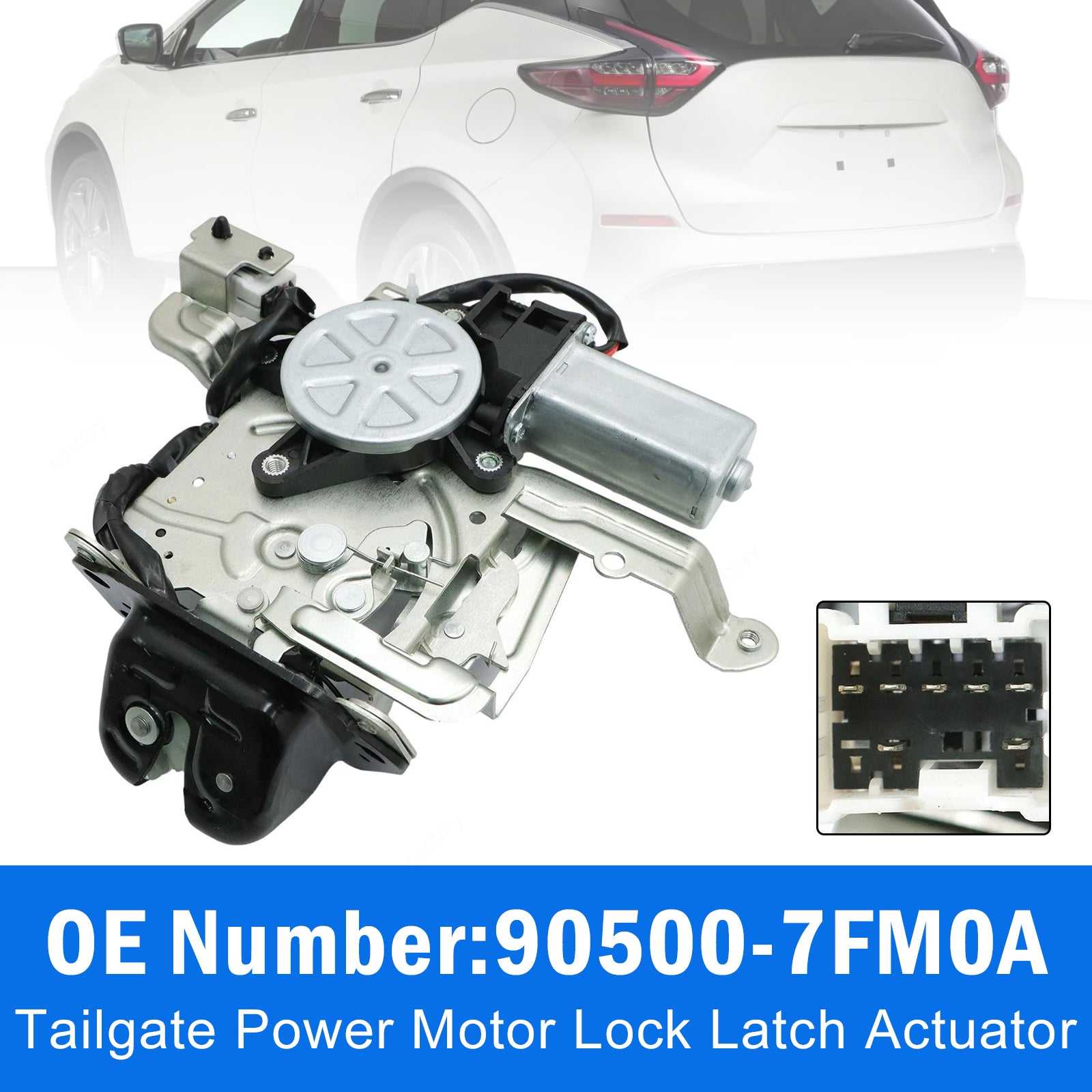 Actionneur verrou hayon 90500-7FM0A pour Nissan Rogue Murano 2017-2024
