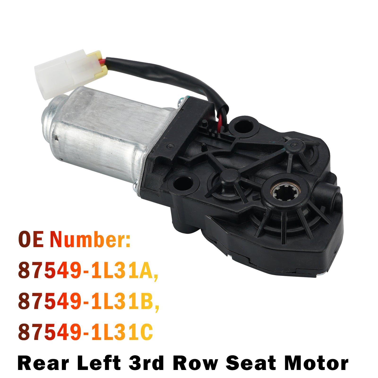 Moteur Siège 3E Rang Arrière Gauche 87549-1L31B Pour Infiniti QX56 2011-2017