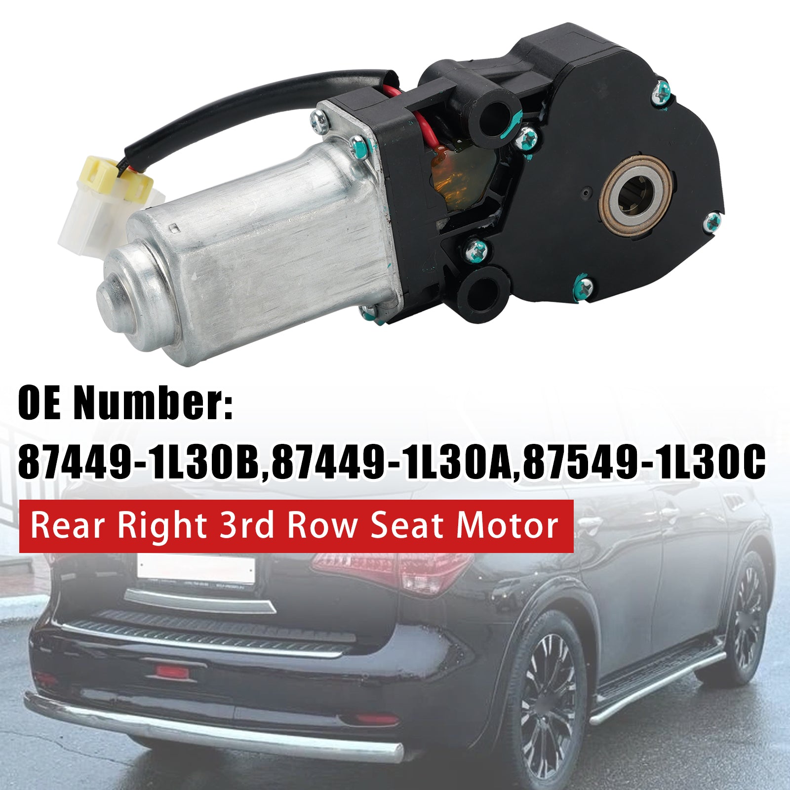Moteur Siège 3E Rang Arrière Droit 87449-1L30B Pour Infiniti QX56 2011-2017