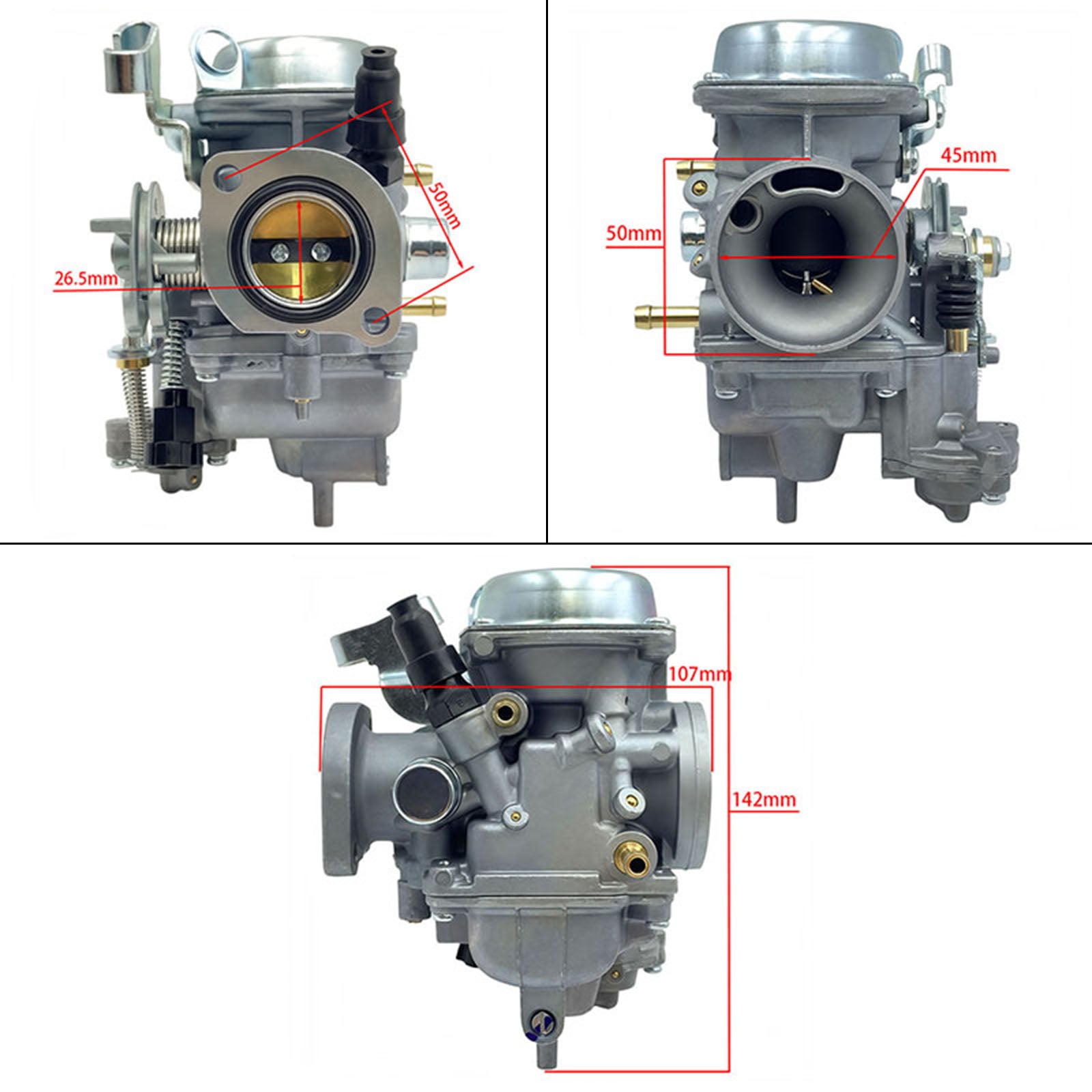 Carburateur pour Honda Rebel 250 CMX250C 2007-2012 16100-KEN-670 16100-KEN-B11