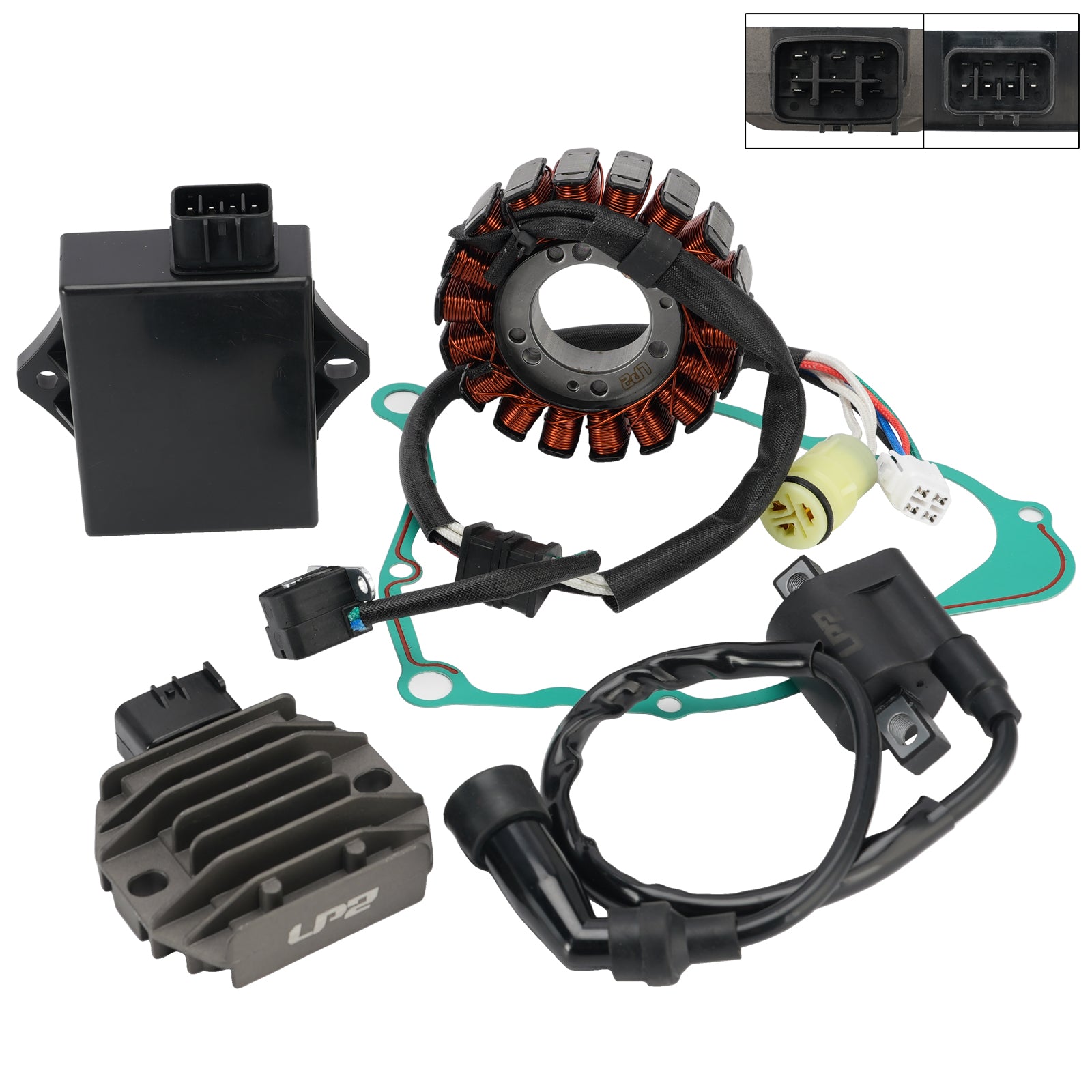 Boitier Allumage Bobine Stator Régulateur pour Yamaha Bear Tracker YFM250 01-04