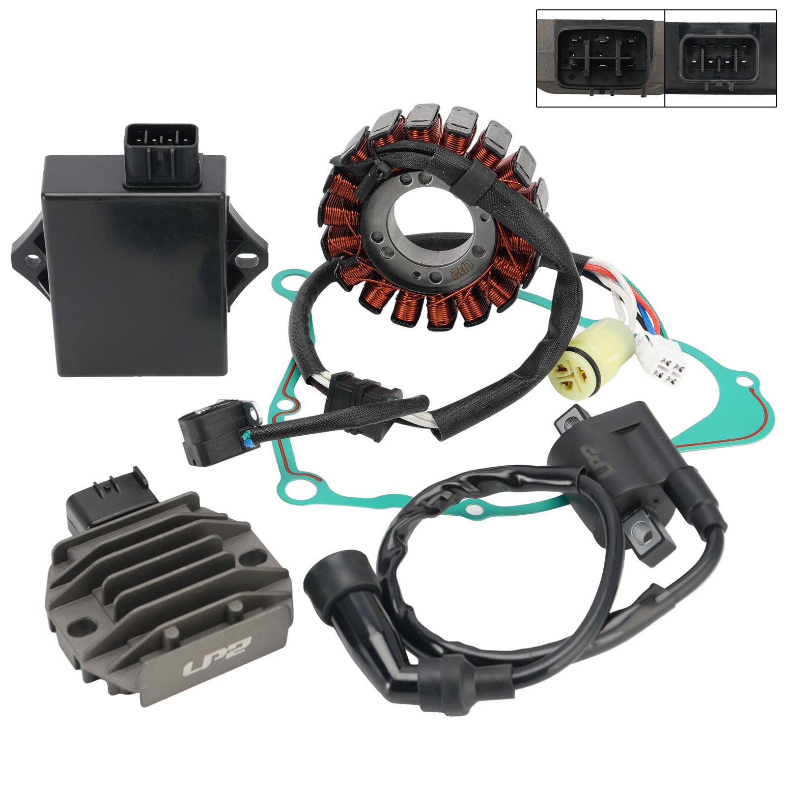 Boitier Allumage Bobine Stator Régulateur pour Yamaha Bear Tracker YFM250 01-04