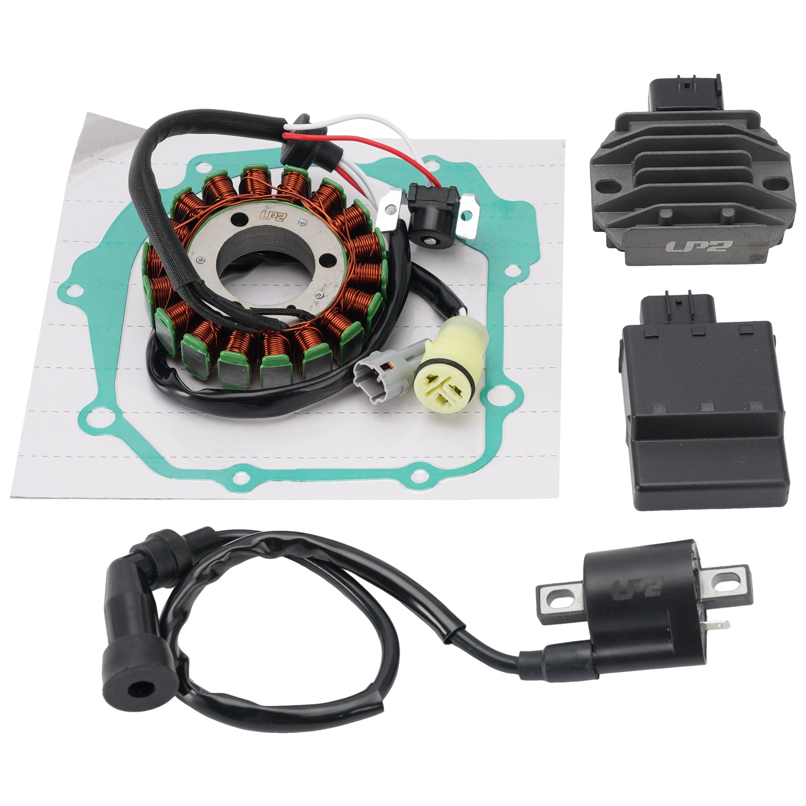 Boitier Allumage Bobine Stator Régulateur pour Yamaha YFM125G Grizzly 2004-2013
