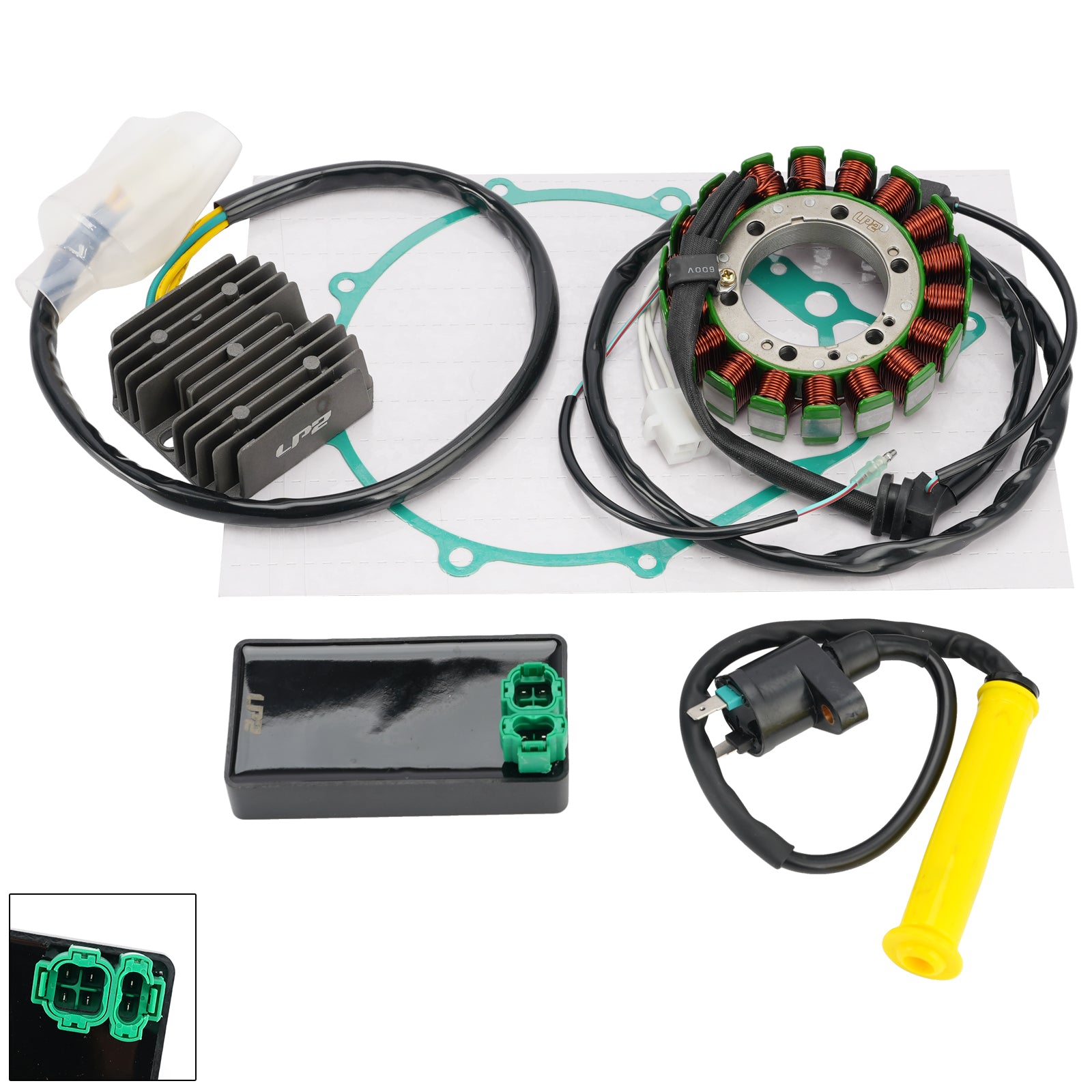 Boitier Allumage Bobine Stator Régulateur joint pour Honda XR650L RD06 1993-2025