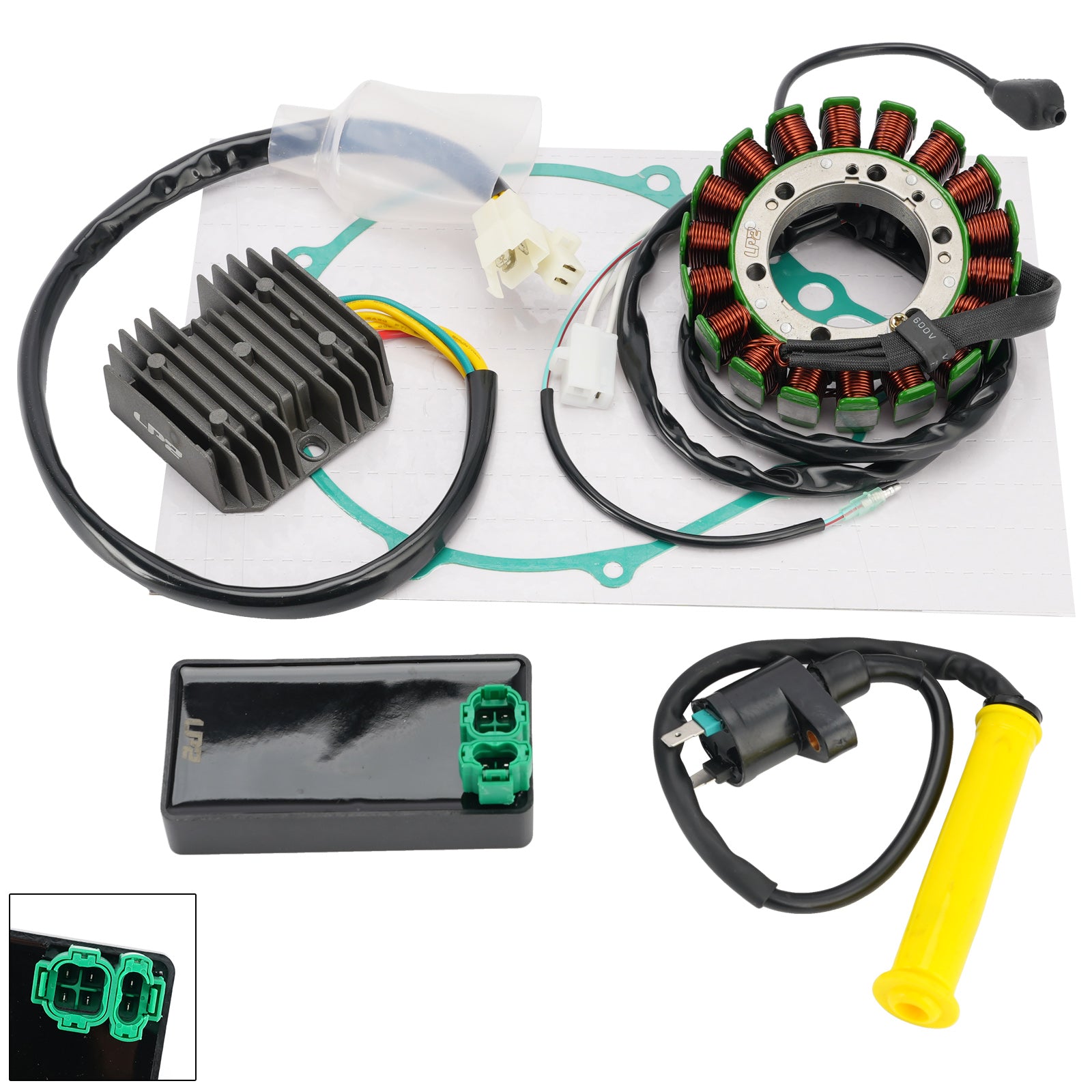 Boitier Allumage Bobine Stator Régulateur joint pour Honda XR650L RD06 1993-2025