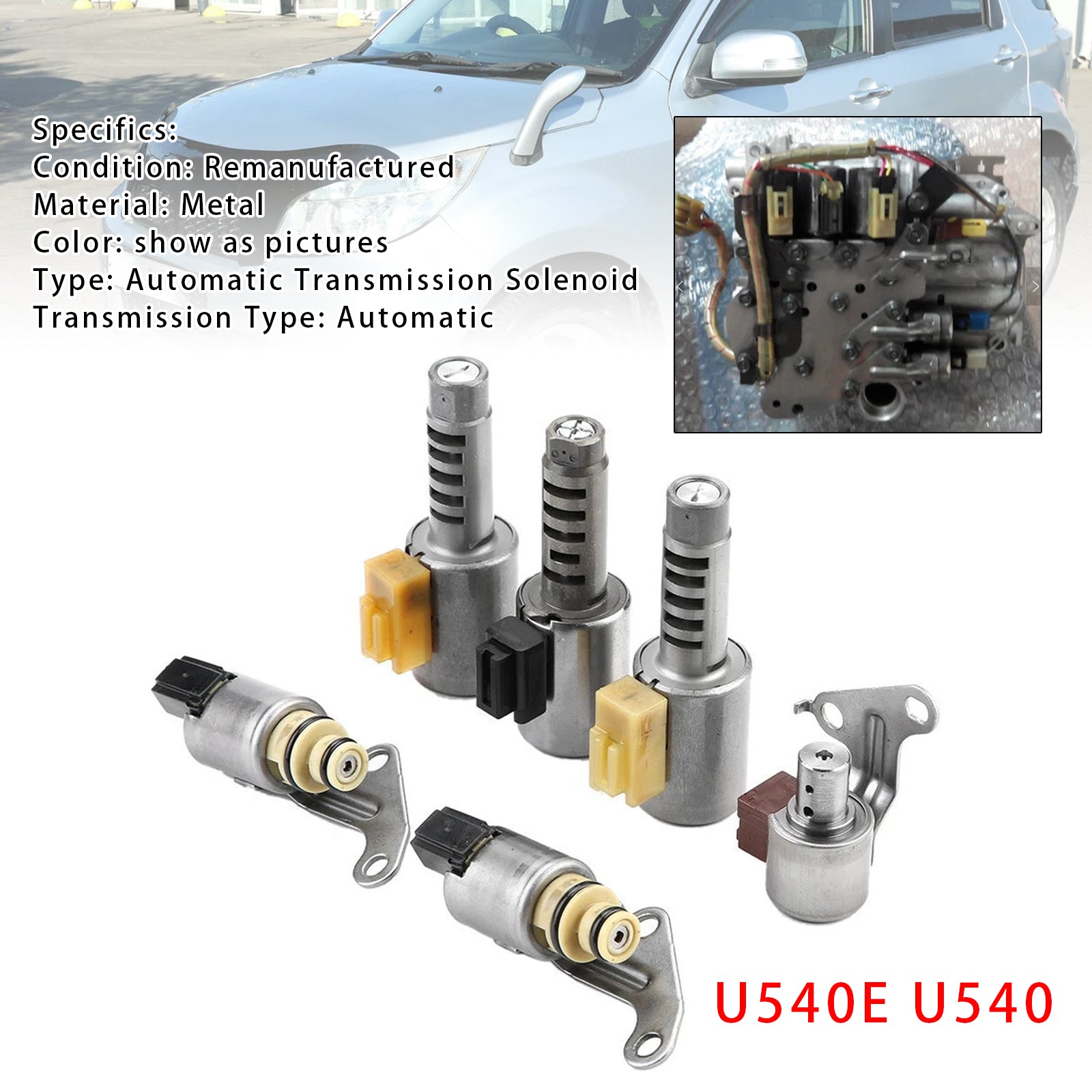 6PCS U540E U540 Kit Électrovannes Boîte Automatique Pour Toyota Daihatsu Terios