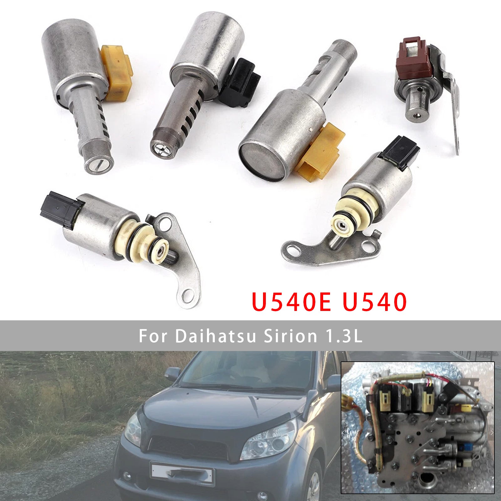 6PCS U540E U540 Kit Électrovannes Boîte Automatique Pour Toyota Daihatsu Terios