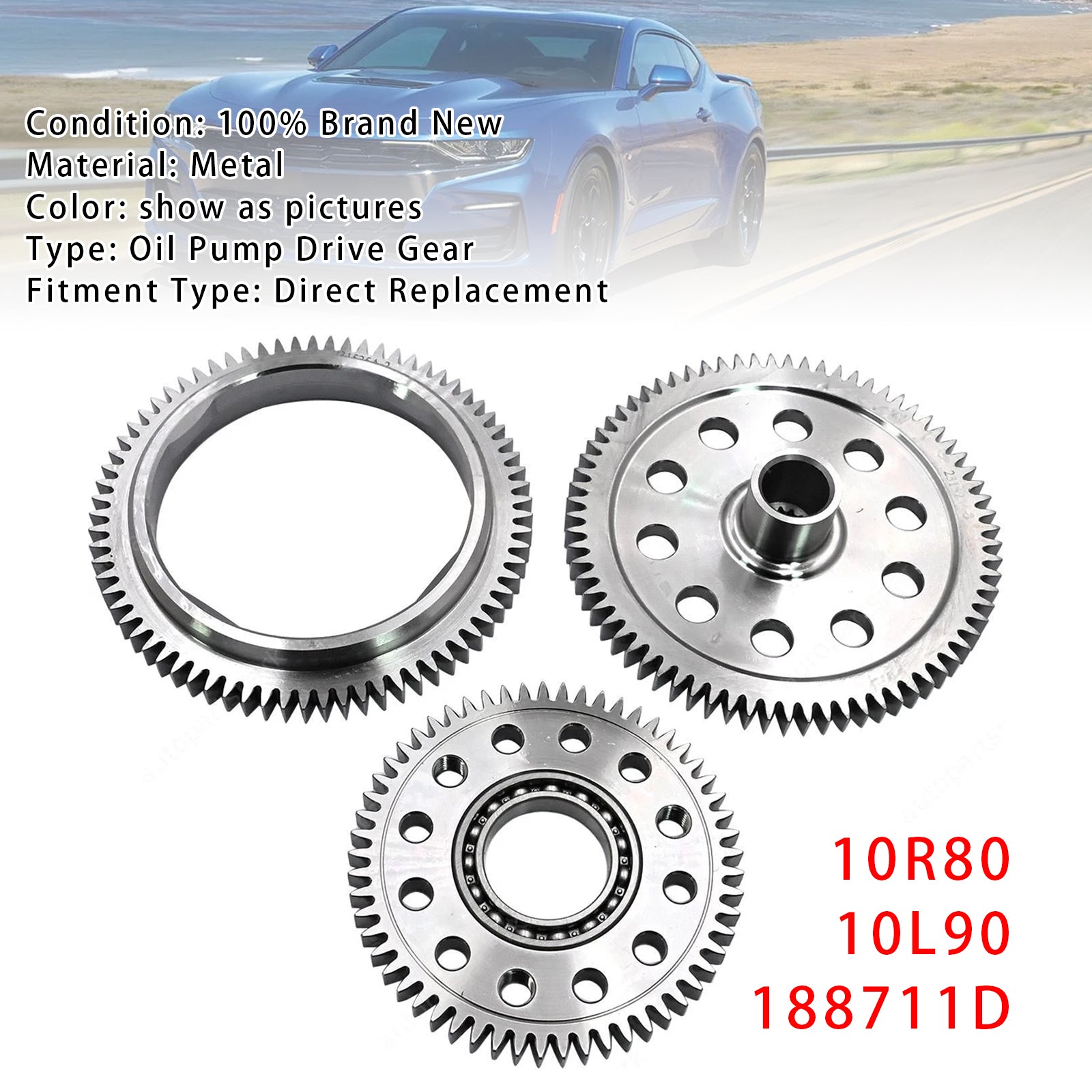 10R80 10L90 Kit Pignon Entraînement Pompe À Huile Boîte Pour Cadillac 188711D