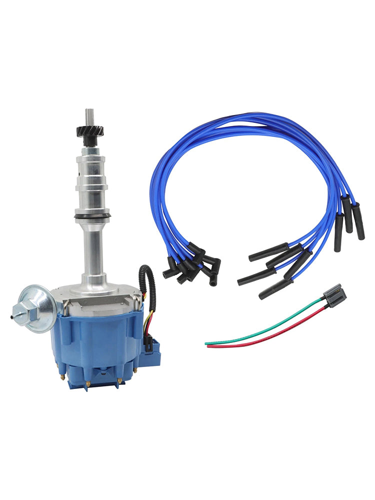 170072 Distributeur 332 352 360 406 427 428 & Fils De Bougie Pour Ford FE HEI