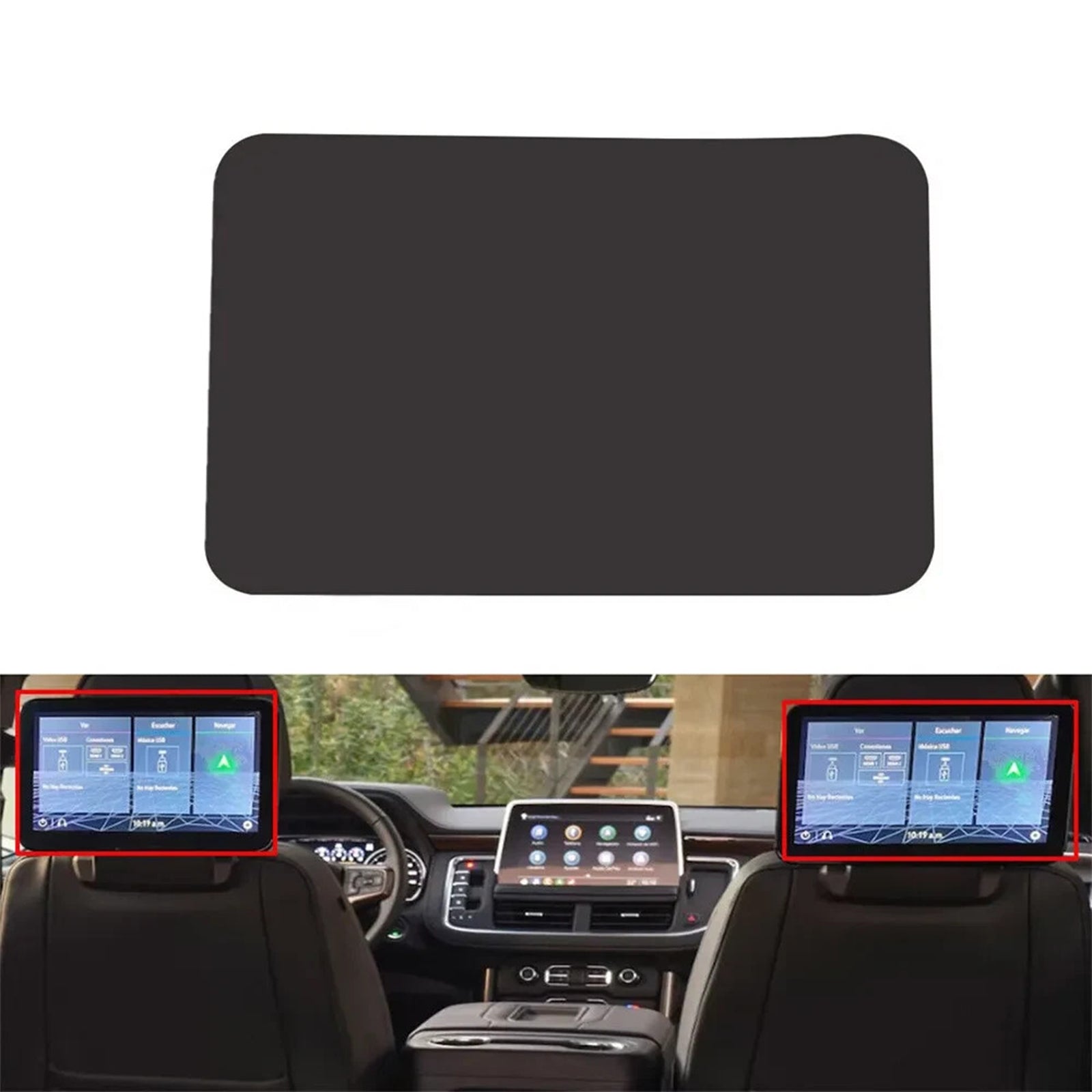 Écran De Siège Arrière 85100044 12.6" LCD & Protection Pour 21-24 Suburban Yukon