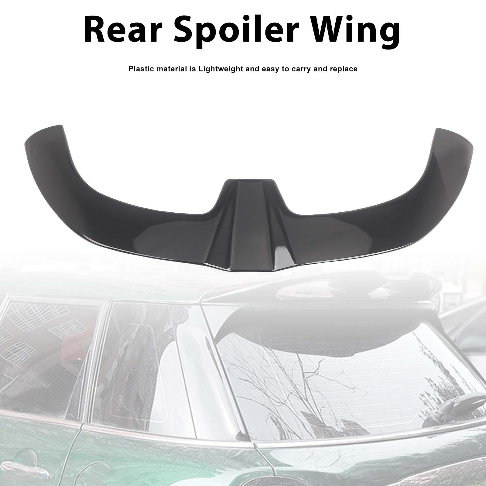 JCW Style Gloss Black Rear Roof Spoiler Wing Pour Mini Cooper F55 F56 2013-2018