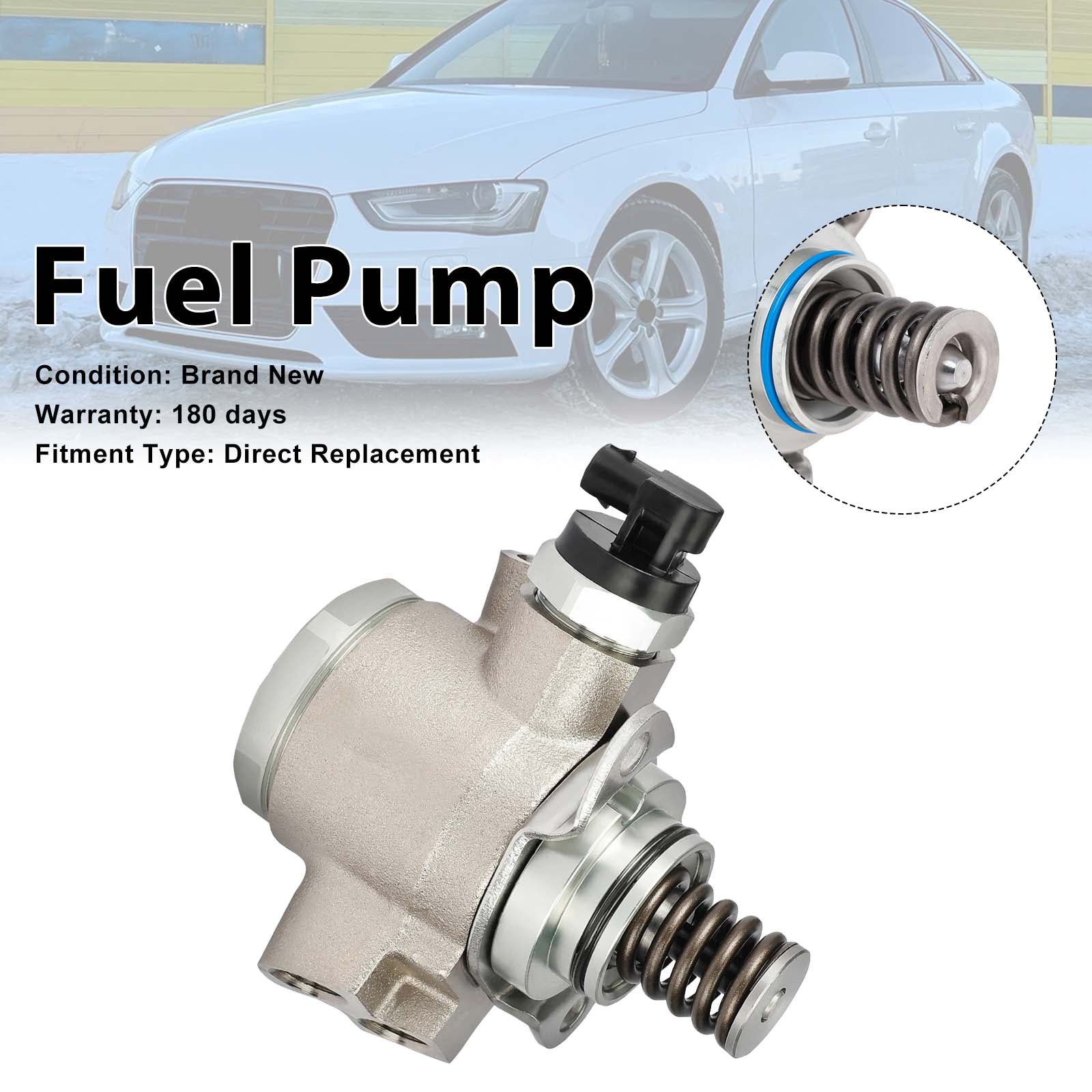 High Pressure Fuel Pump 07L127026AB Pour VW Pour Audi S4 S5 A6 Q5 Q7 3.0 TFSI