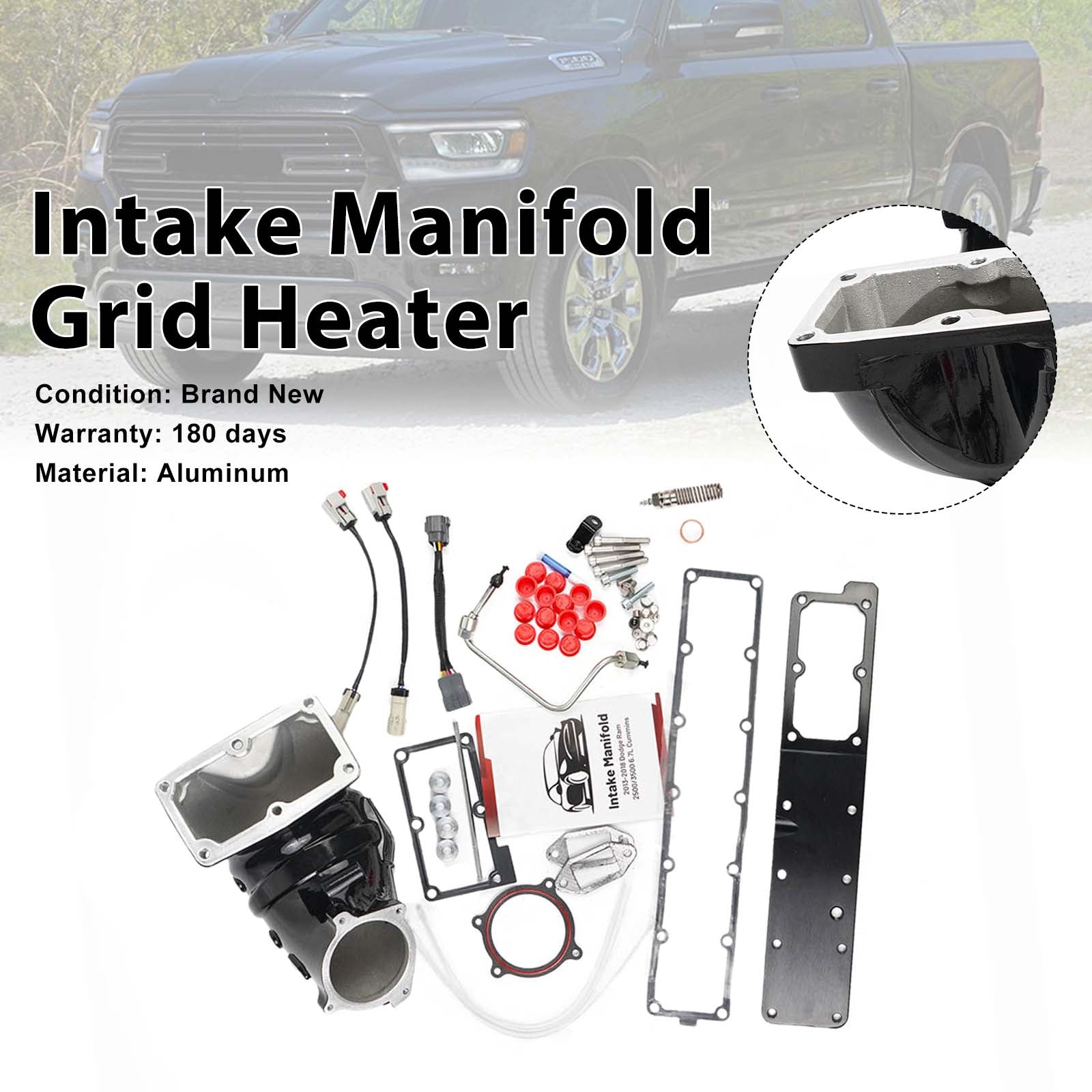 Intake Manifold Grid Heater Pour Dodge Ram 2019-2024 Pour Cummins