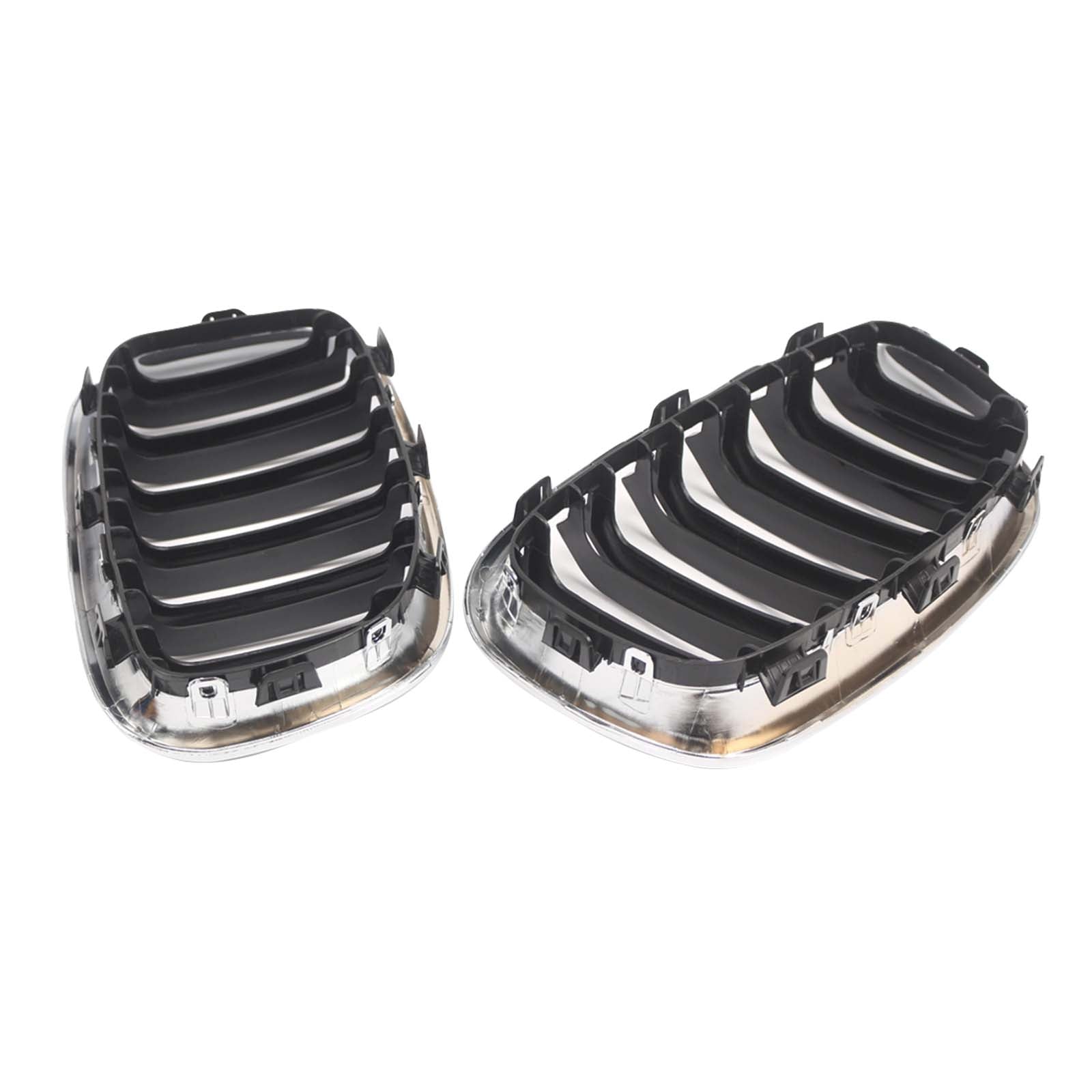 2PCS Front Bumper Kidney Grille Grill Pour BMW 1 Series F20 F21 2012-2014