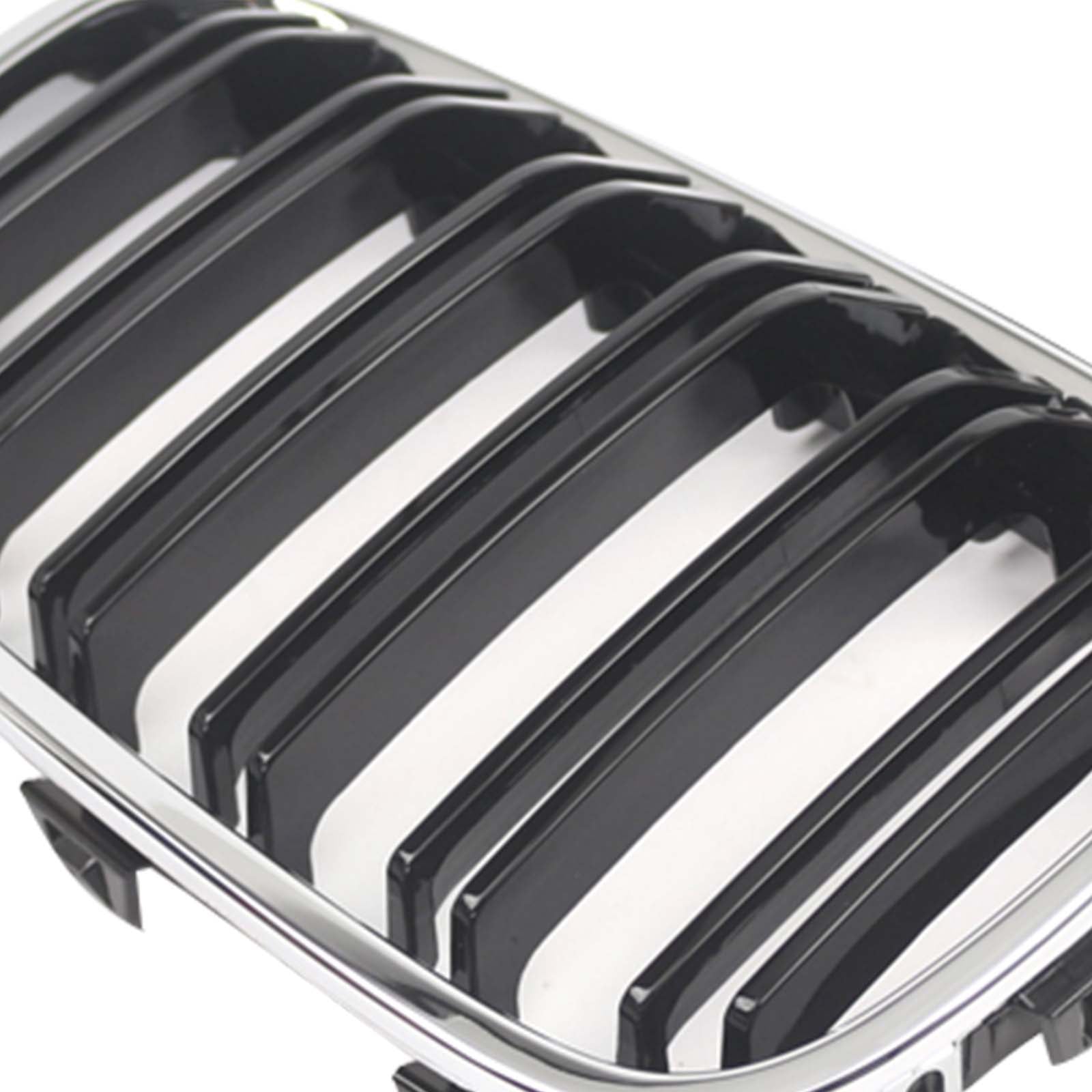 2PCS Front Bumper Kidney Grille Grill Pour BMW 1 Series F20 F21 2012-2014