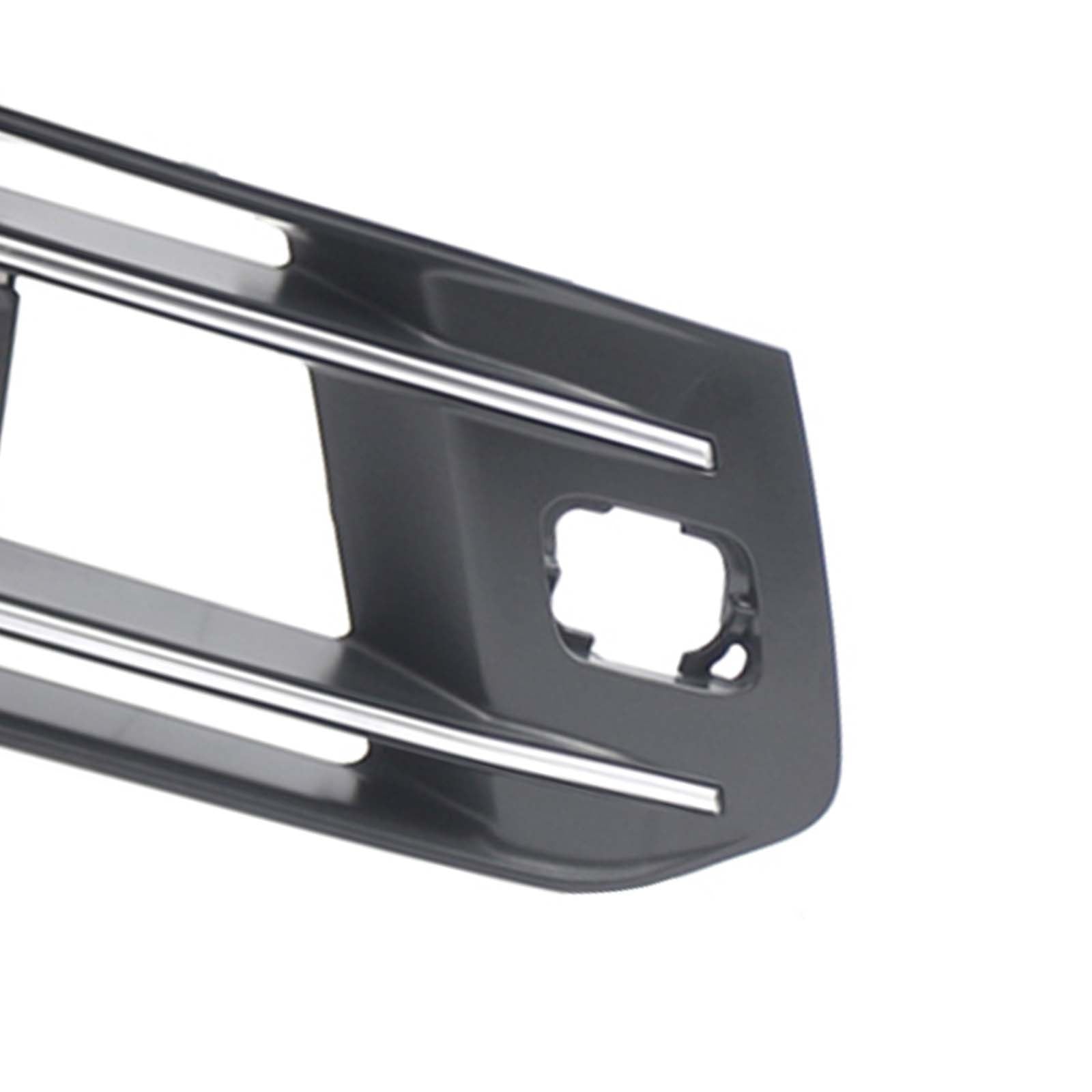 4PCS Front Bumper Fog Light Grille Cover 4M0807682AA4W3 Pour Audi Q7 2016-2019