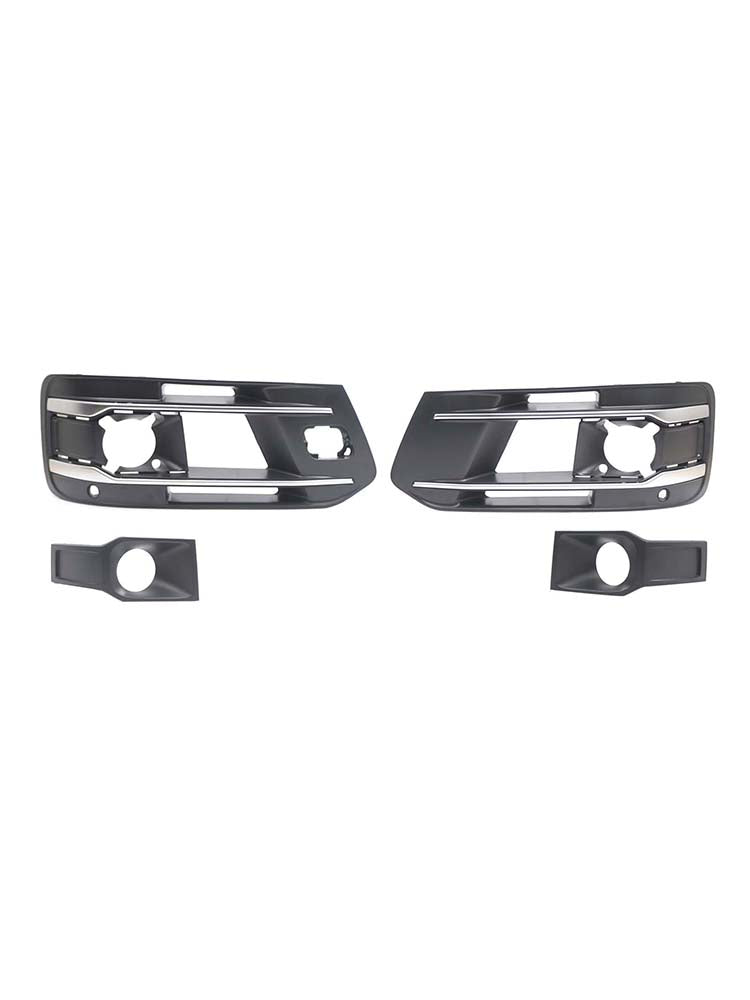 4PCS Front Bumper Fog Light Grille Cover 4M0807682AA4W3 Pour Audi Q7 2016-2019