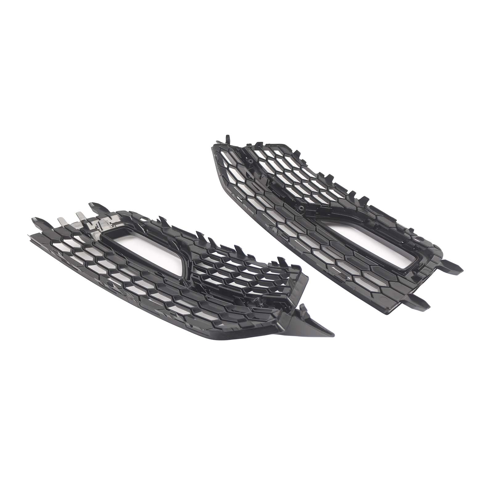 Black Front Fog Lamp Grill Pour Audi A5 S-Line Sport Edition Bumper 2013-2016
