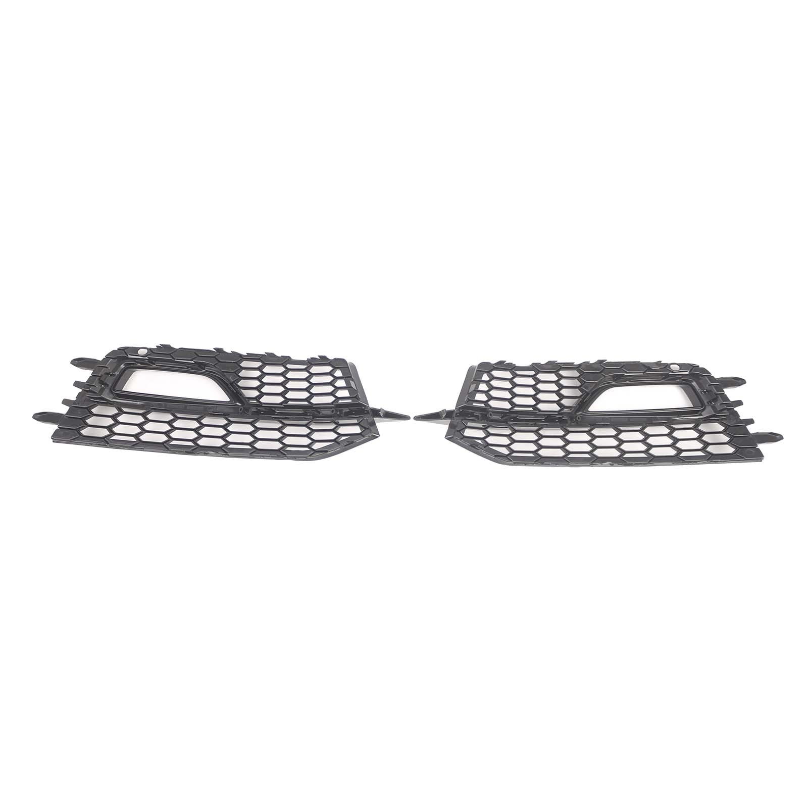 Black Front Fog Lamp Grill Pour Audi A5 S-Line Sport Edition Bumper 2013-2016