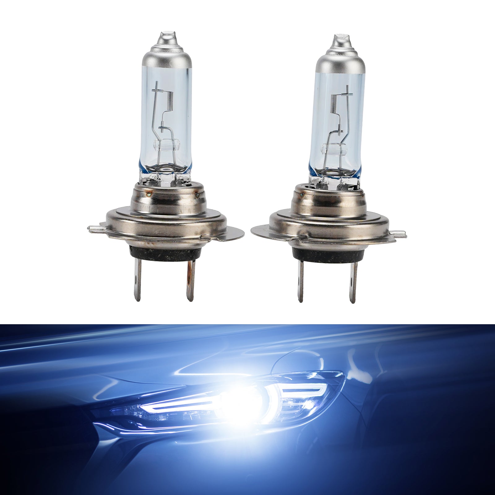 Ampoule Phare Halogène Améliorée Voiture H7 12V 55W Pour HELLA 8GH 178 560-653