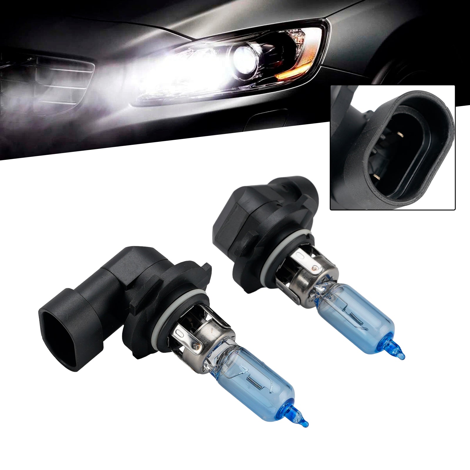 Ampoule Phare Halogène Améliorée Voiture HB3 9005 12V 60W Pour HELLA178 560-703