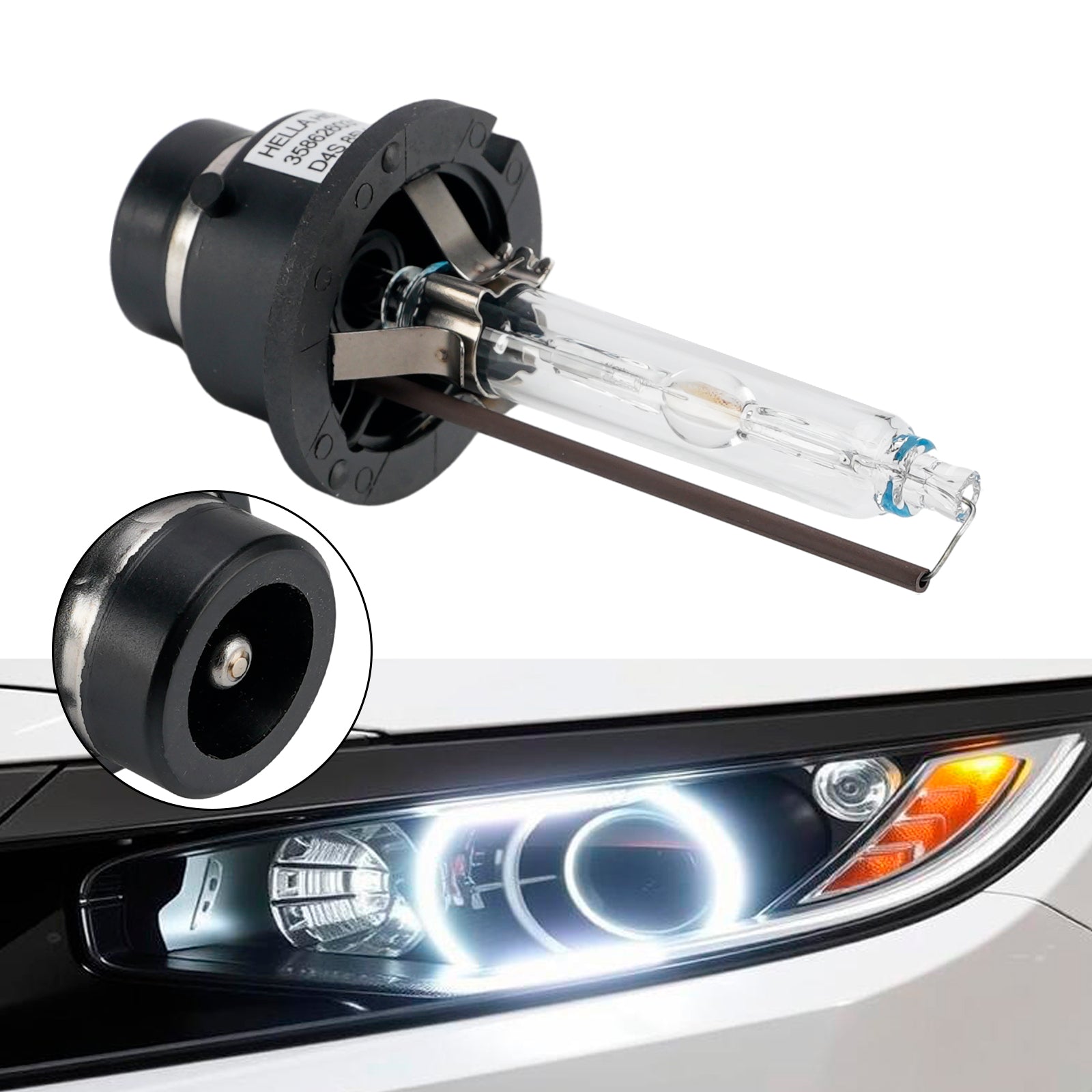 Ampoule Phare Xénon HID Voiture D4S 42V 35W 4300K Pour HELLA 8GS 358626031