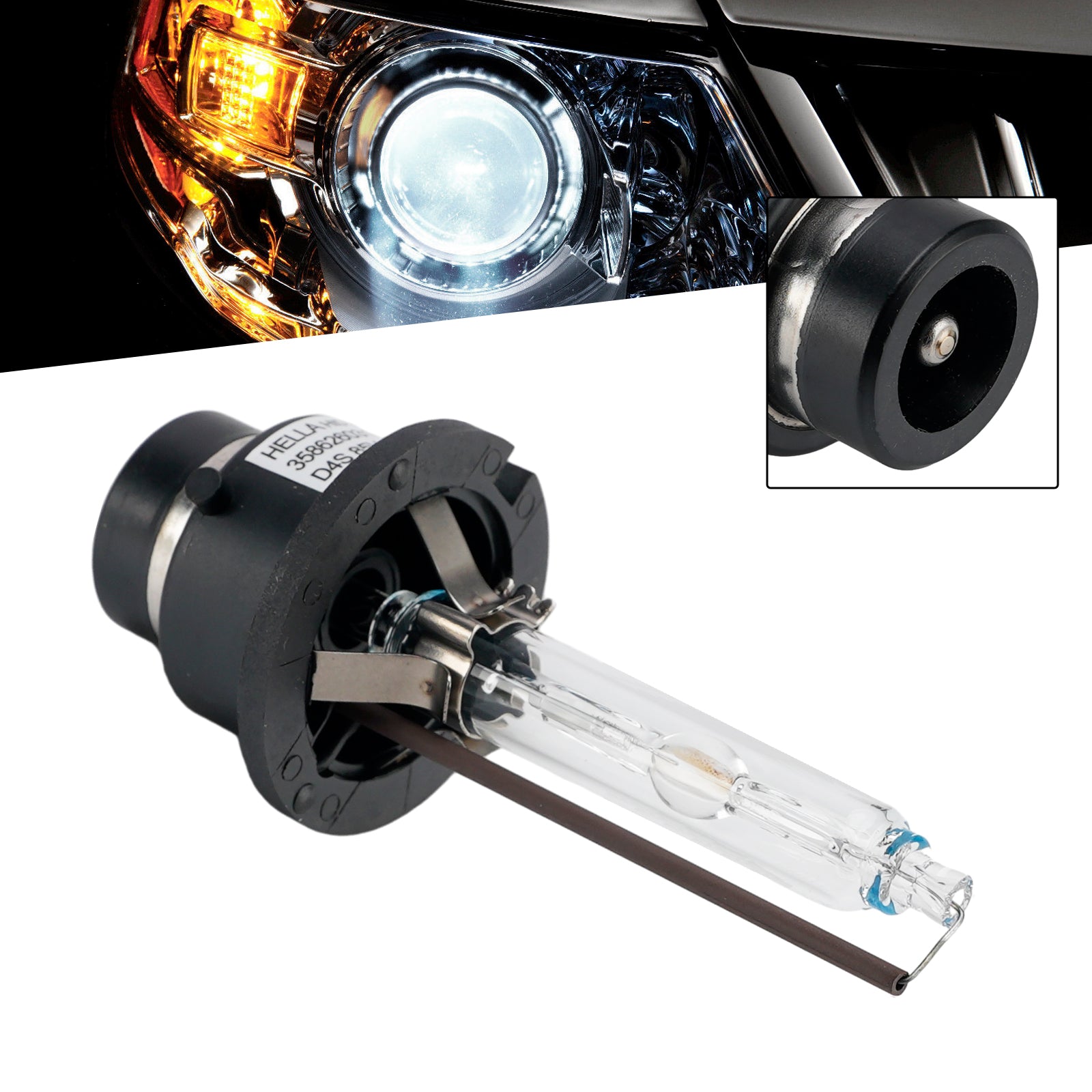 Ampoule Phare Xénon HID Voiture D4S 42V 35W 4300K Pour HELLA 8GS 358626031
