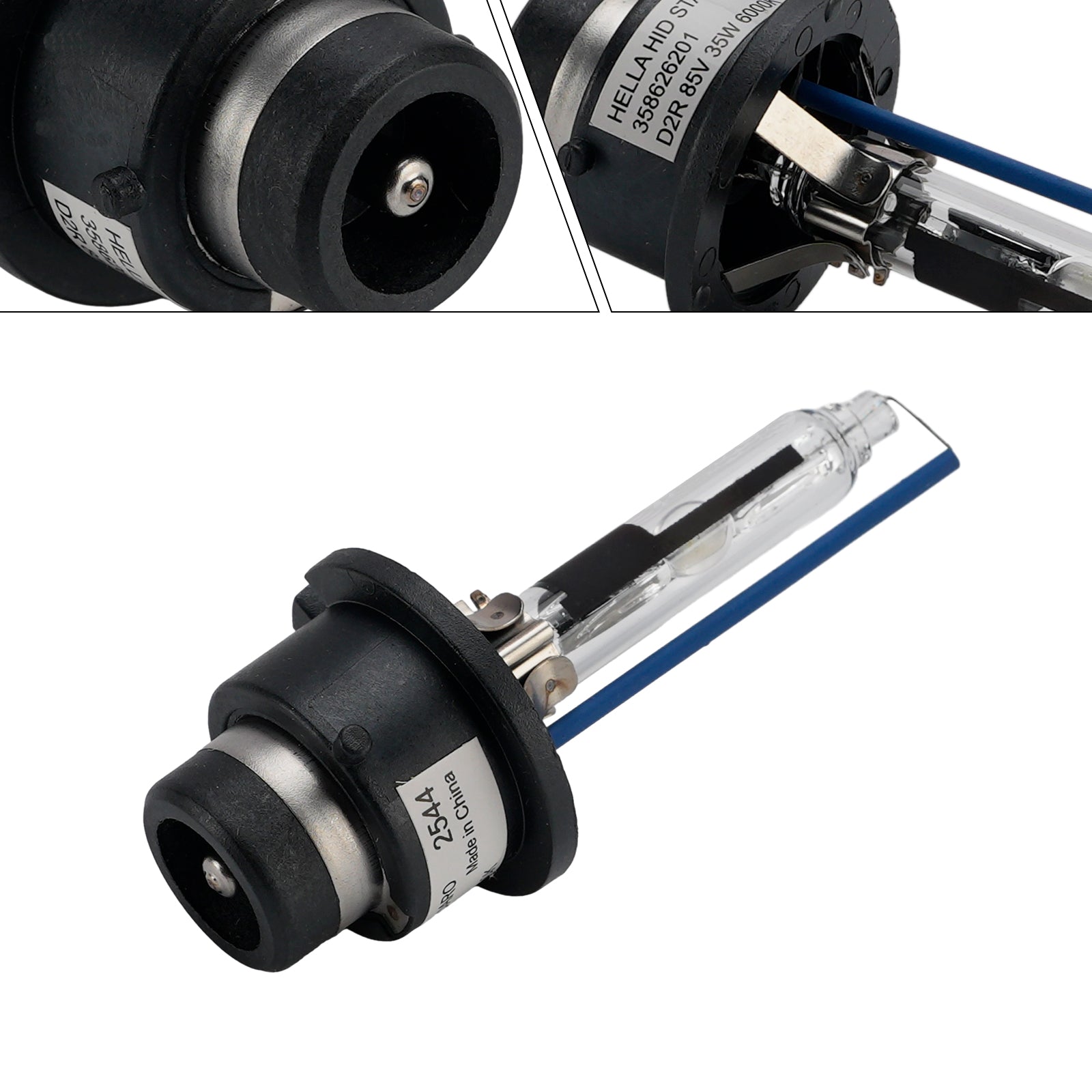 Ampoule Phare Xénon HID Voiture D2R 85V 35W 6000K Pour HELLA 8GS 358626201