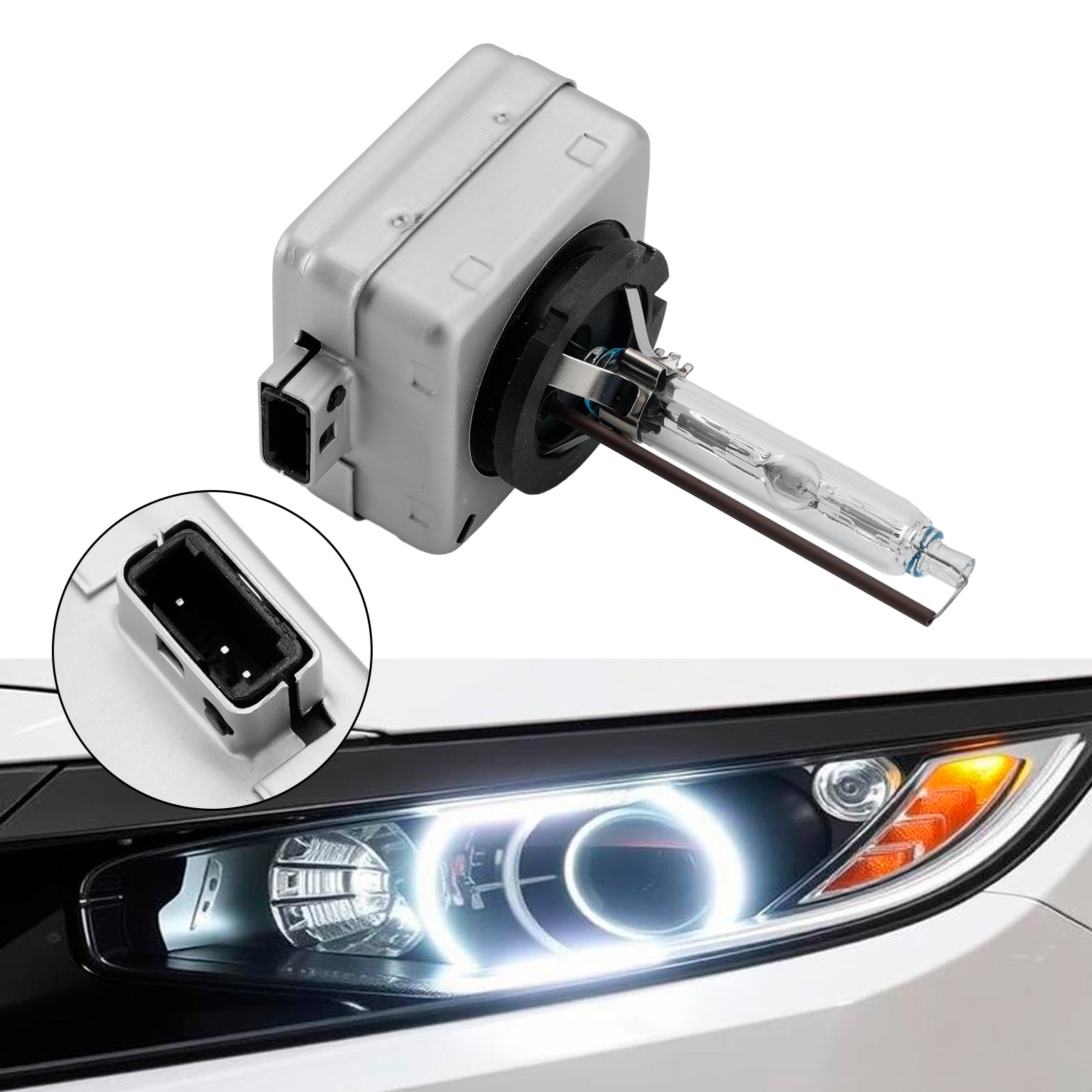 Ampoule Phare Xénon HID Voiture D1S 85V 35W 5000K Pour HELLA 358626071