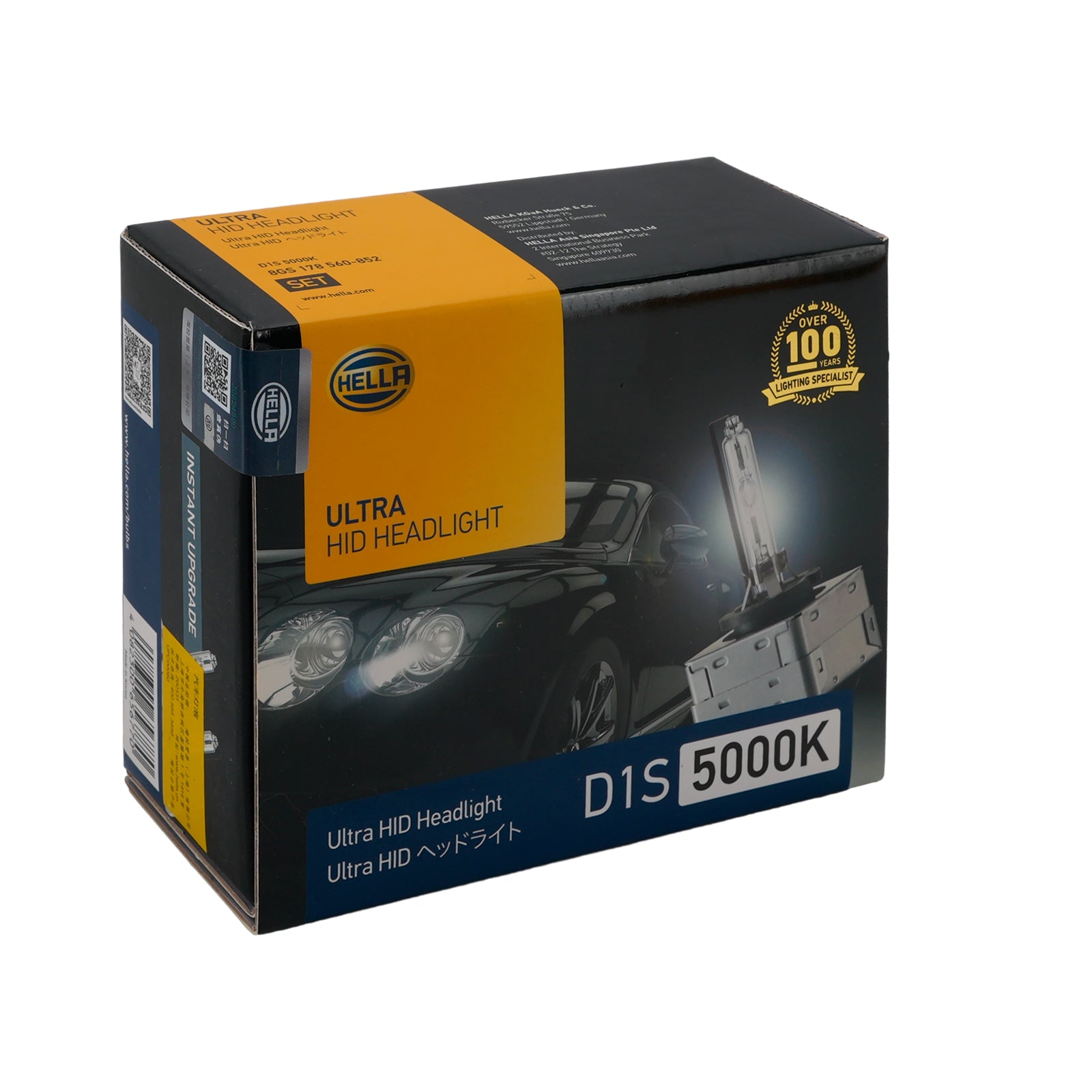 Ampoule Phare Xénon HID Voiture D1S 85V 35W 5000K Pour HELLA 8GS 178 560-852