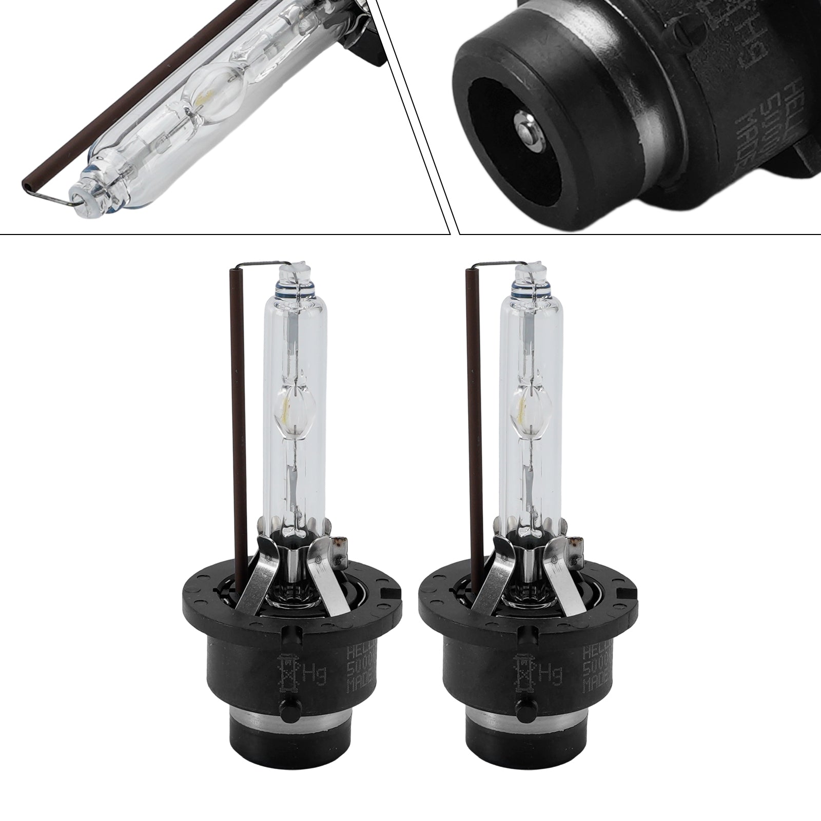Ampoule Phare Xénon HID Voiture D4S 42V 35W 5000K Pour HELLA 8GS 178 560-892