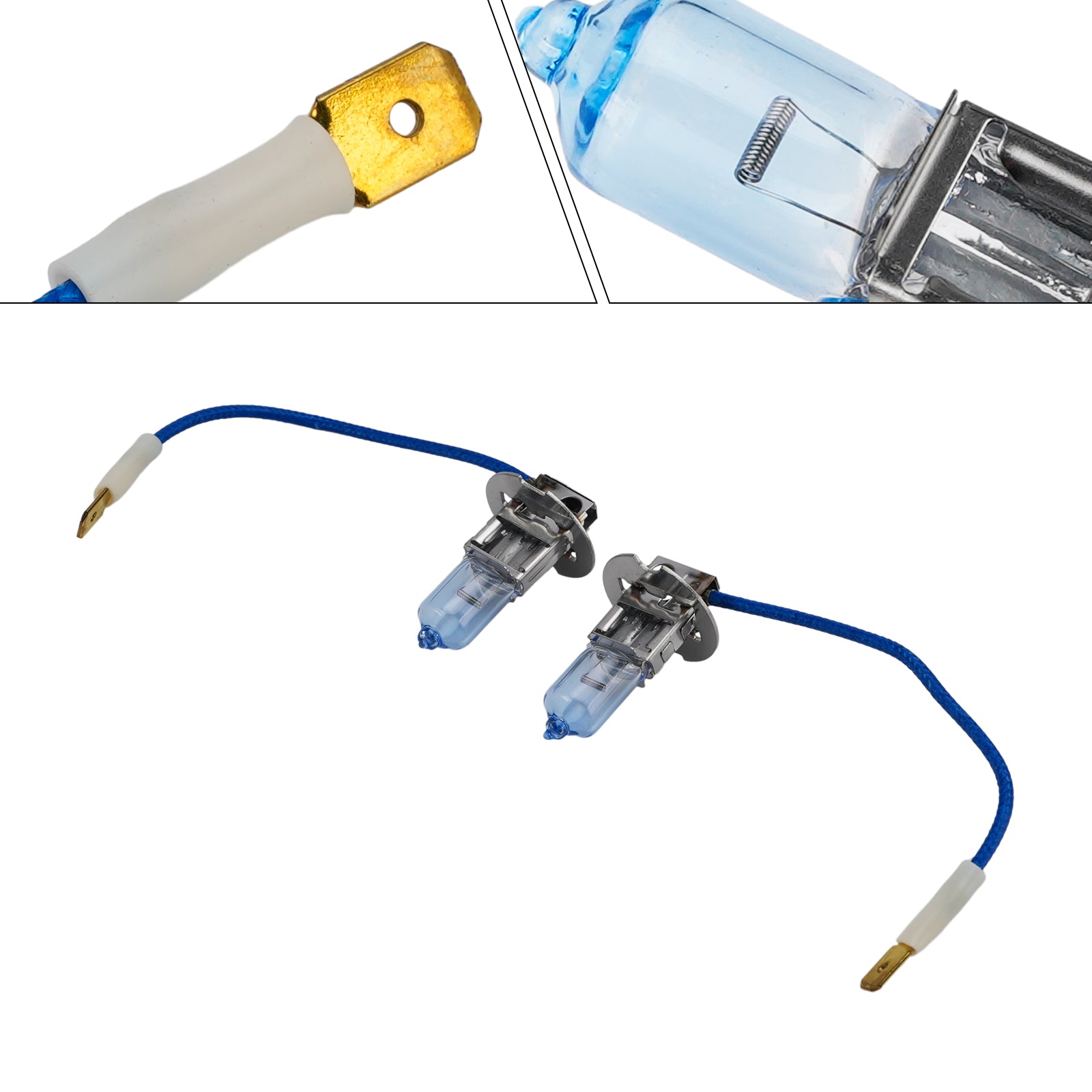 Ampoule Phare Halogène Améliorée Voiture H3 12V 55W Pour HELLA 8GH 178 560-683