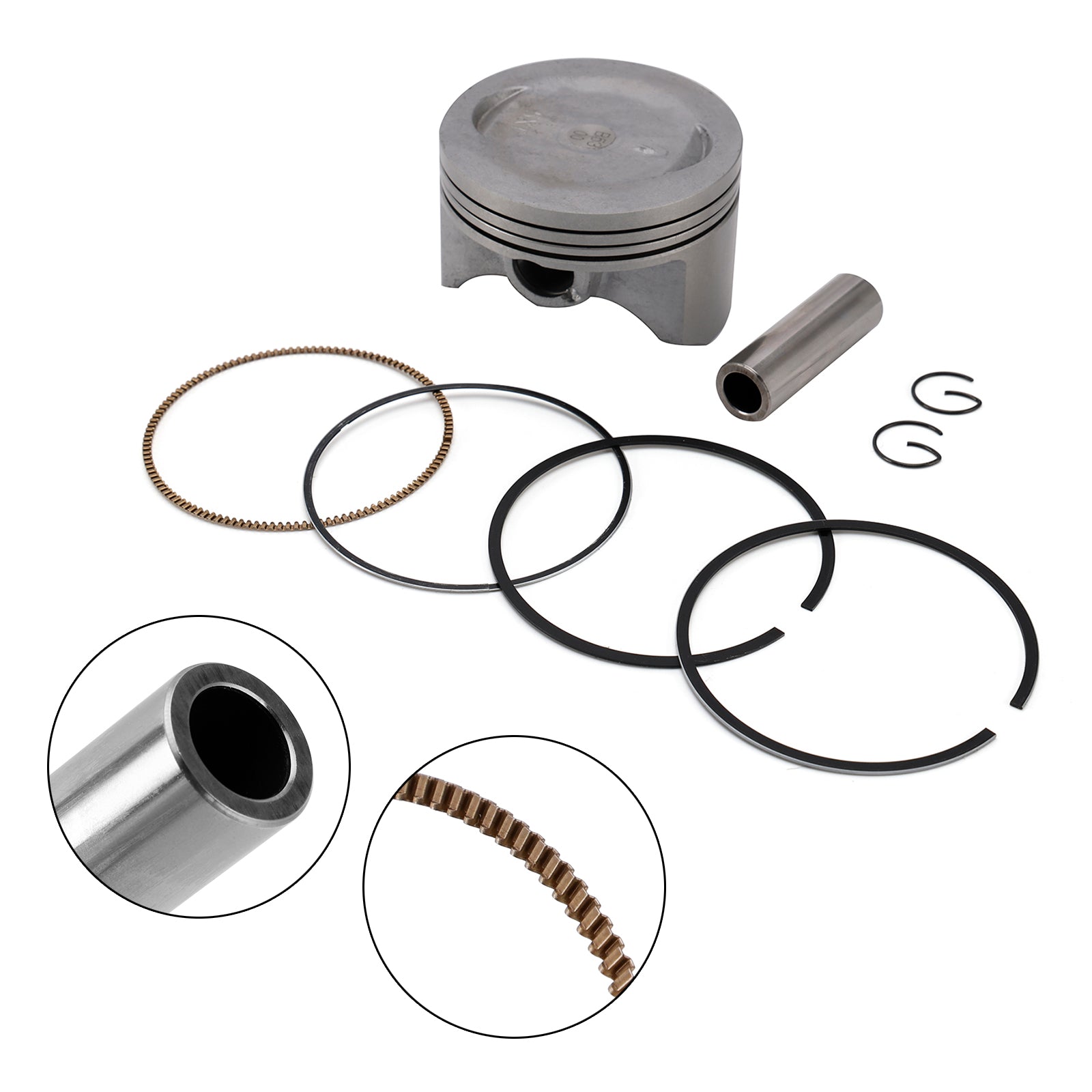Kit De Segments Piston 74Mm 5Xt-11631-00 Pour Yamaha Xg250 Tricker 04-07 Xt250