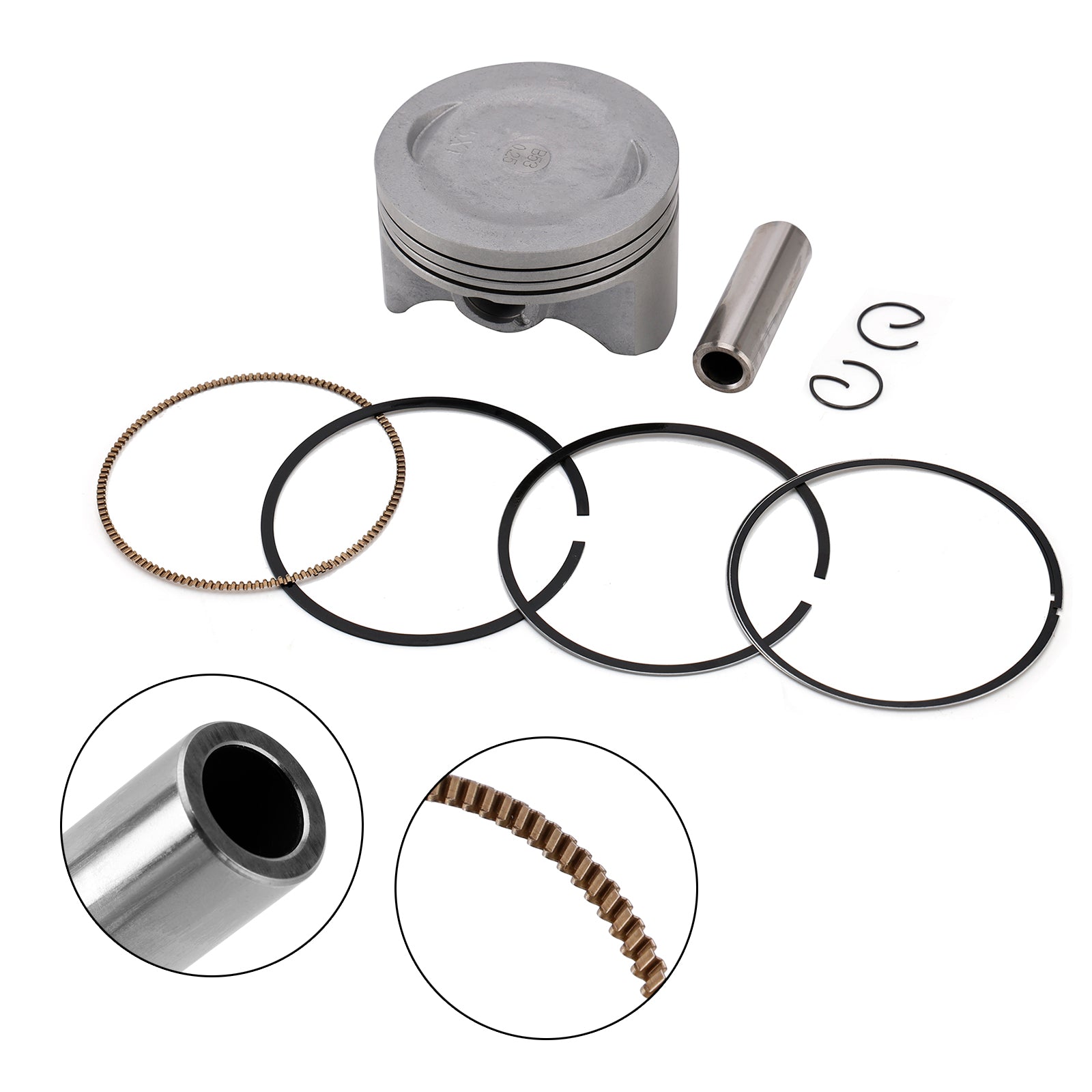 Kit Segments Piston 74.25Mm 5Xt-11631-00 Pour Yamaha Xg250 Tricker 04-07 Xt250