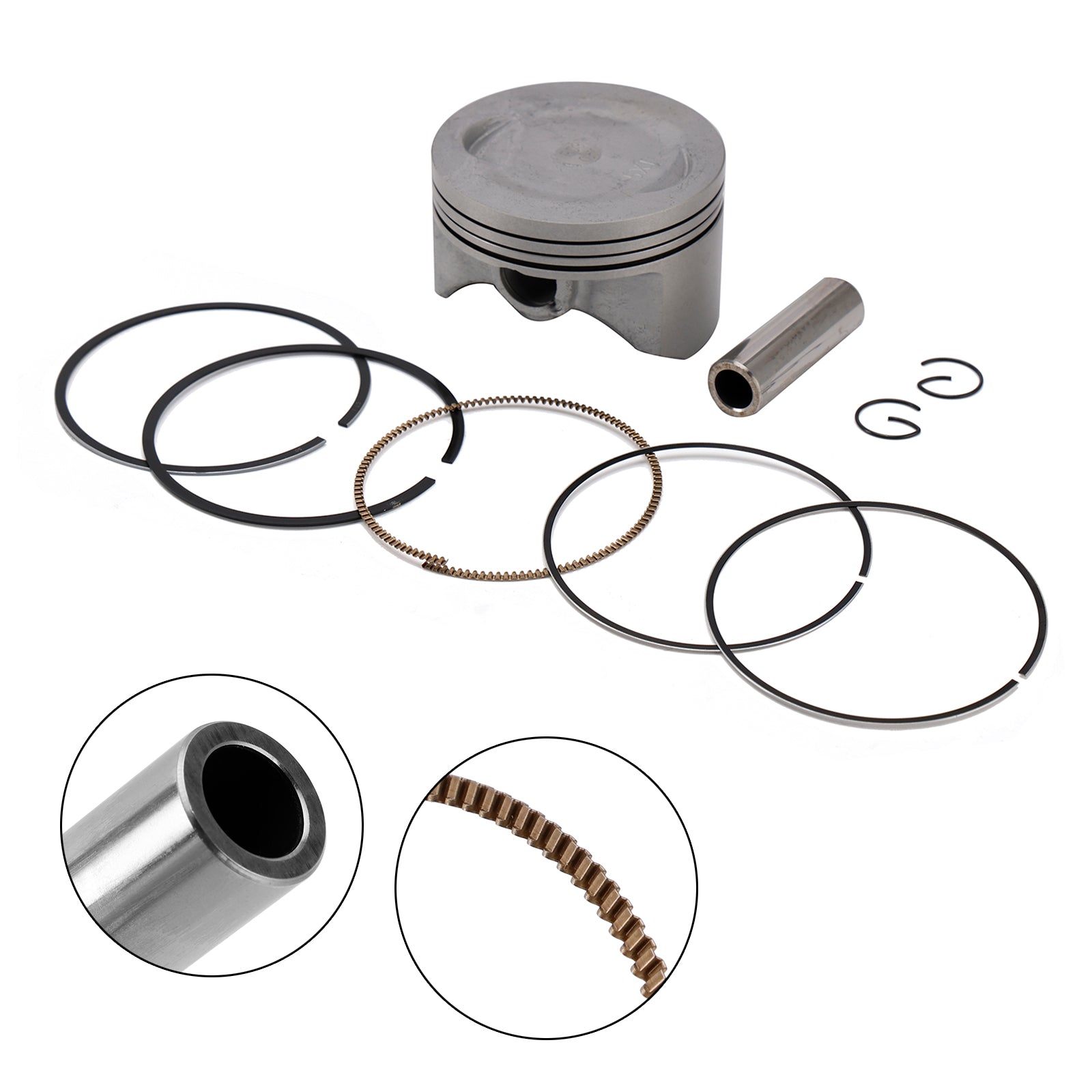 Kit De Segments Piston 74.5Mm 5Xt-11631-00 Pour Yamaha Xg250 Tricker 04-07 Xt250