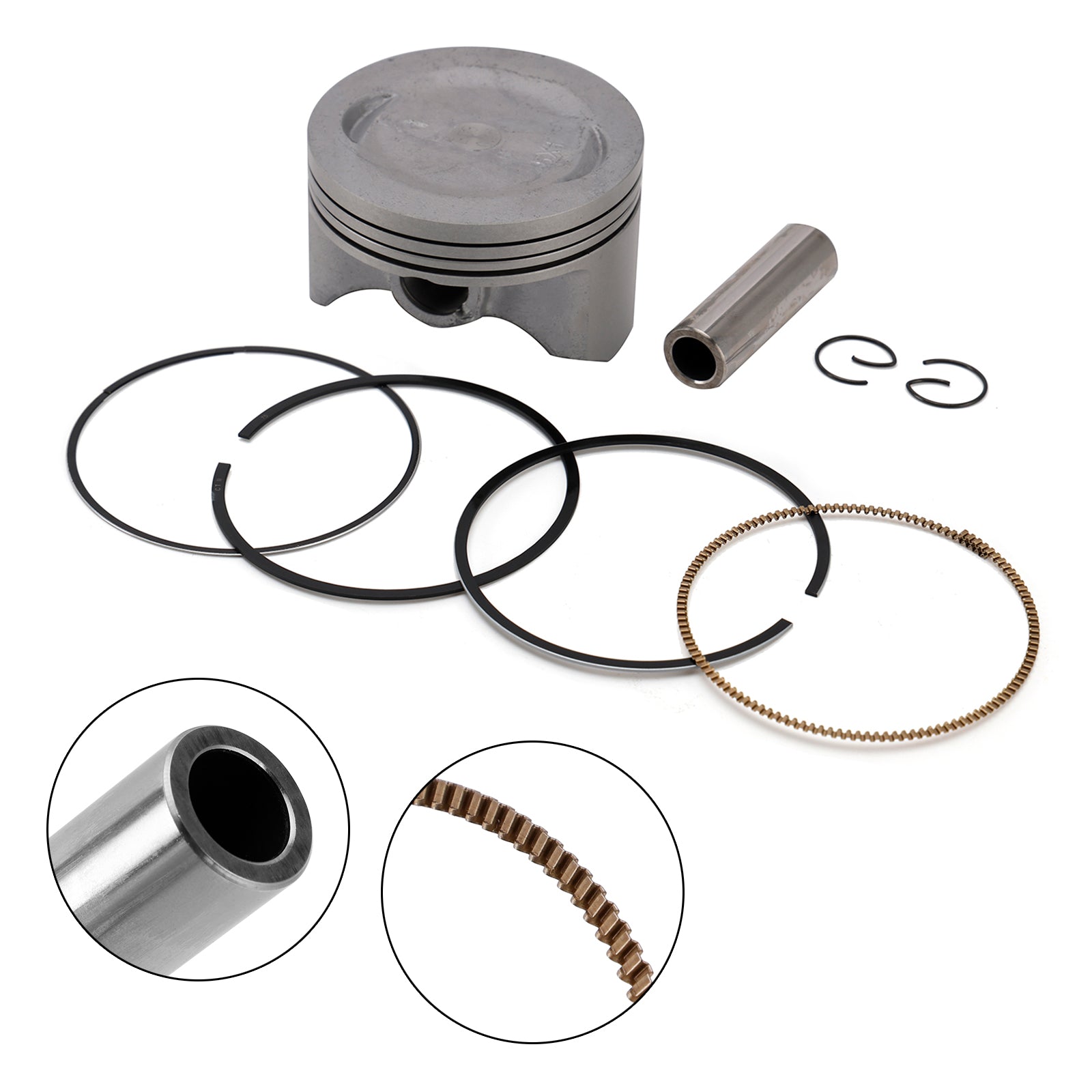 Kit Segments Piston 74.75Mm 5Xt-11631-00 Pour Yamaha Xg250 Tricker 04-07 Xt250