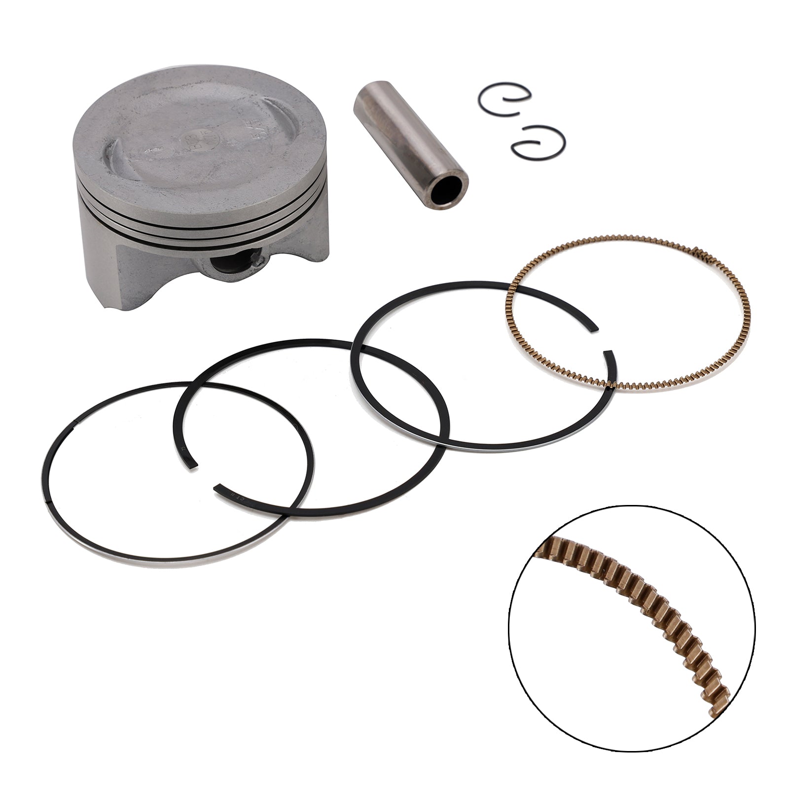 Kit Segments Piston 74.75Mm 5Xt-11631-00 Pour Yamaha Xg250 Tricker 04-07 Xt250