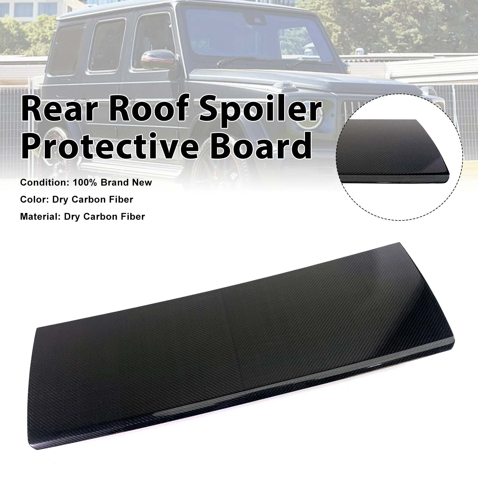 Carbon Fiber Rear Roof Spoiler Protective Board Pour Benz W463A W464 2019-2023