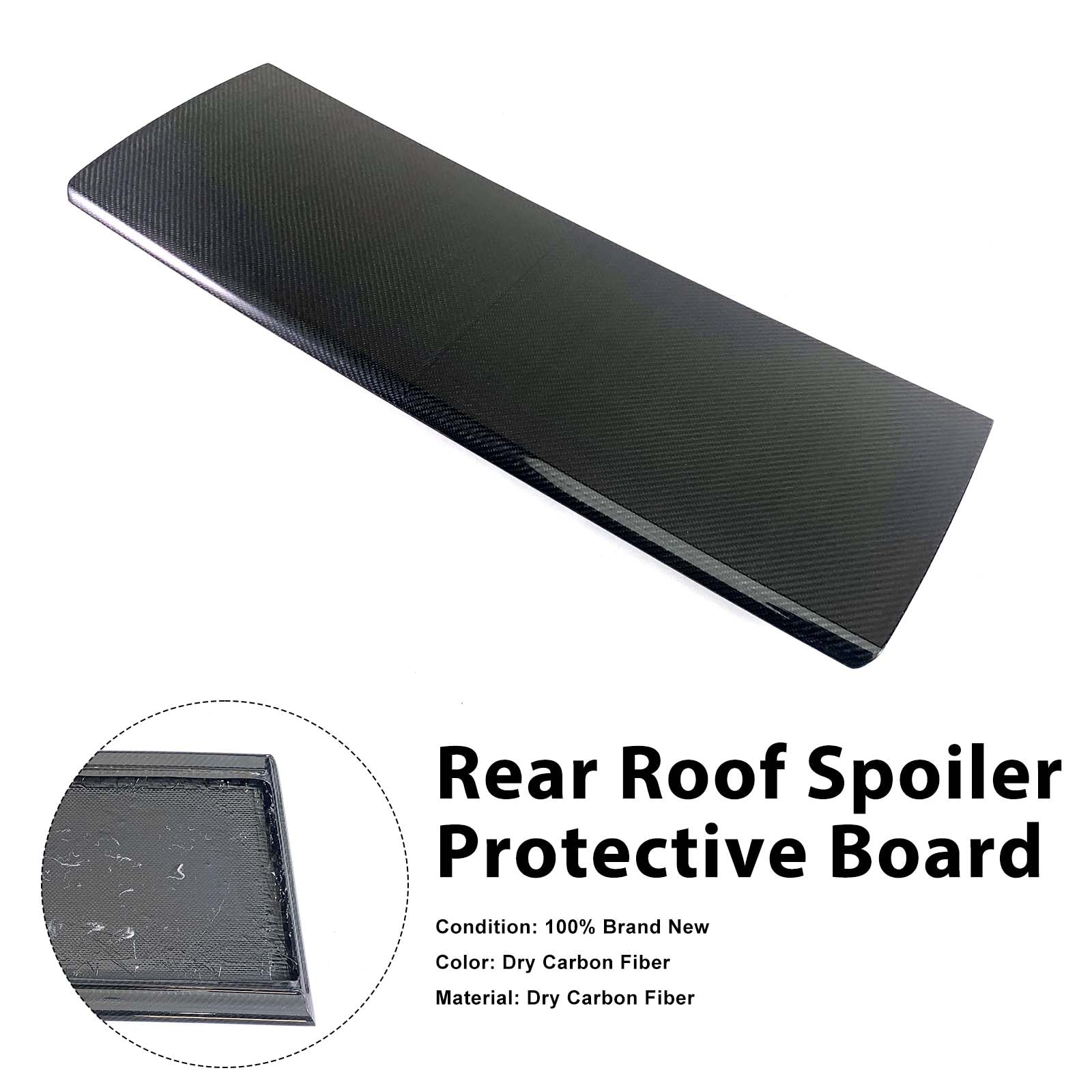 Carbon Fiber Rear Roof Spoiler Protective Board Pour Benz W463A W464 2019-2023
