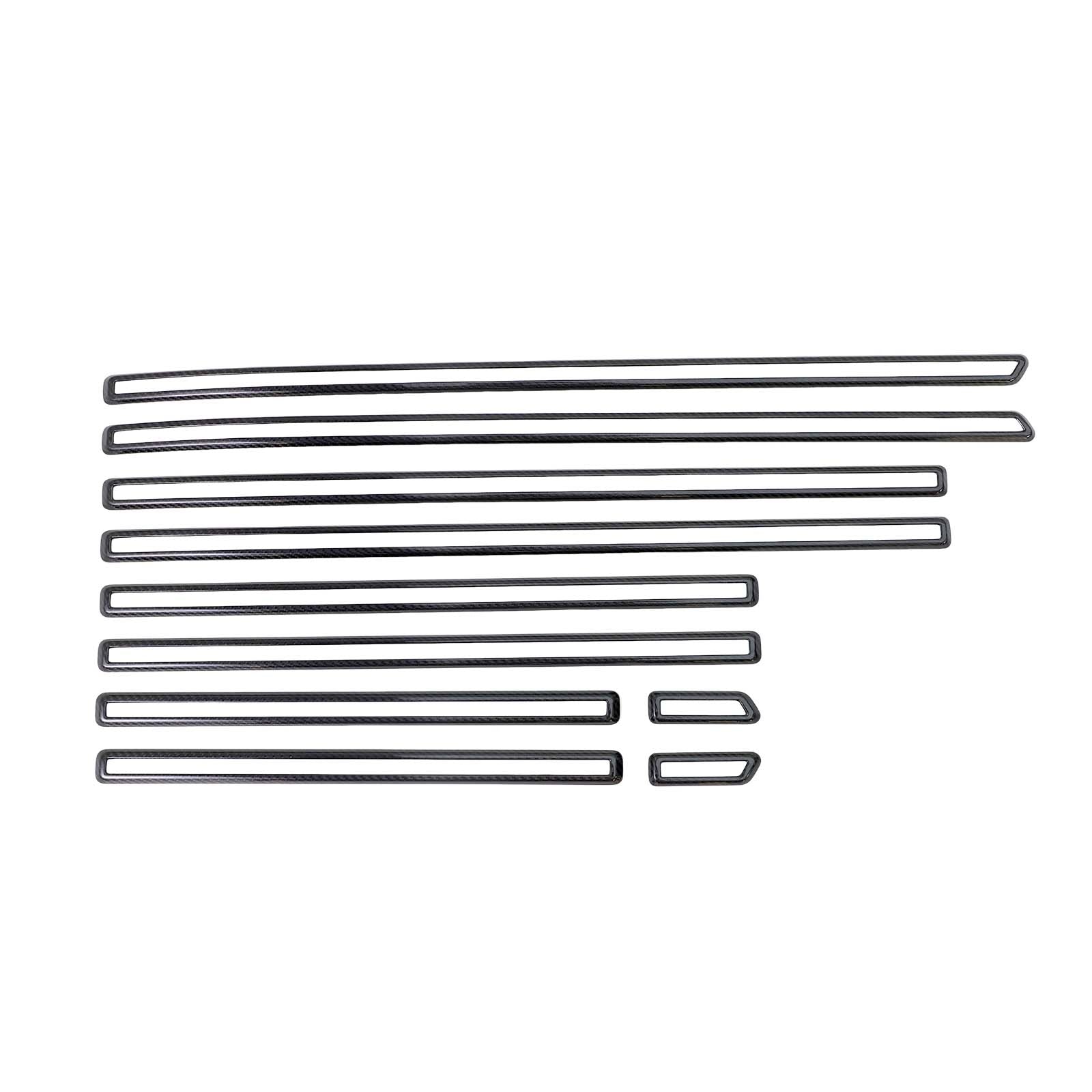 Carbon Fiber Door Body Side Molding Trim Pour Benz G Class W464 W465 2019-2026