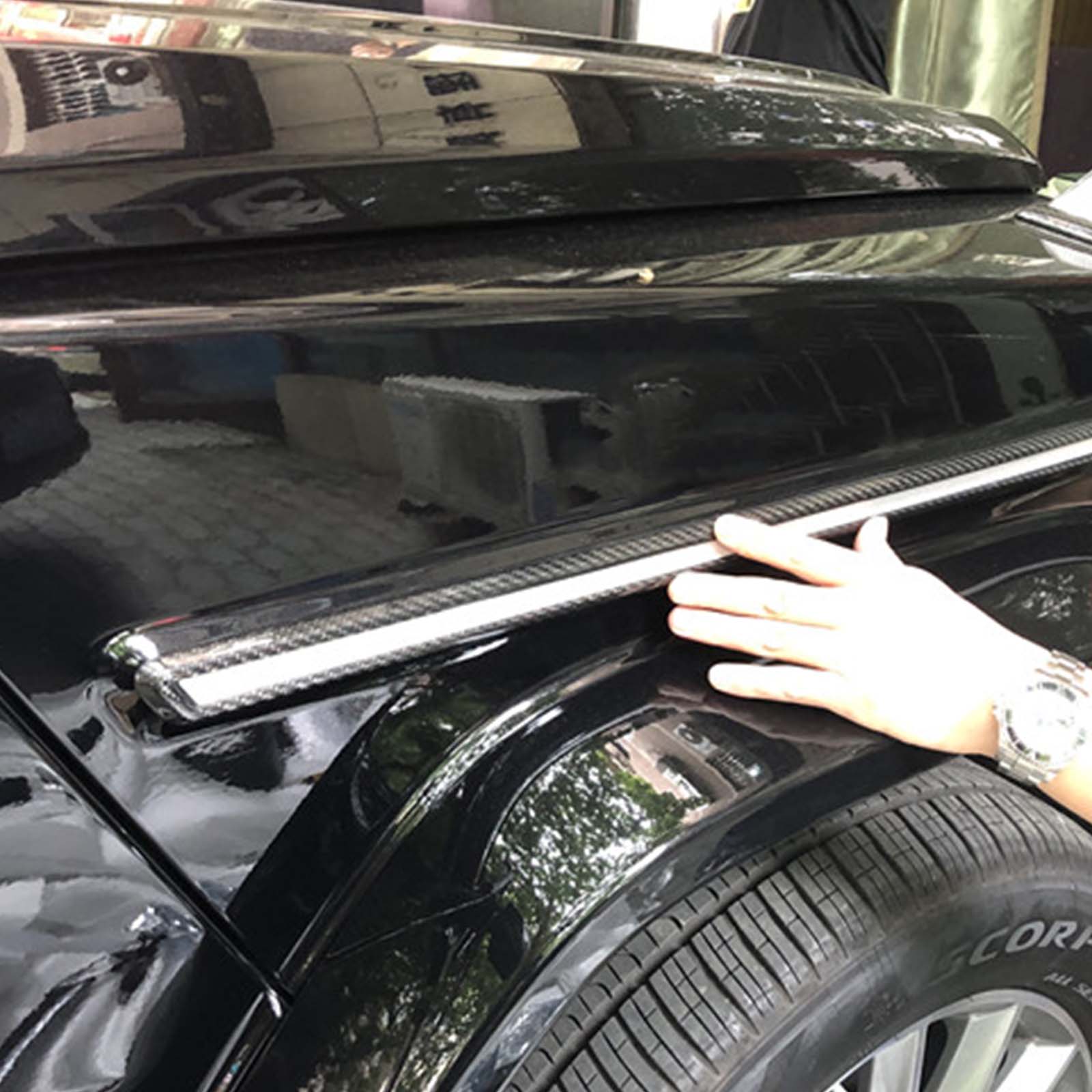 Carbon Fiber Door Body Side Molding Trim Pour Benz G Class W464 W465 2019-2026