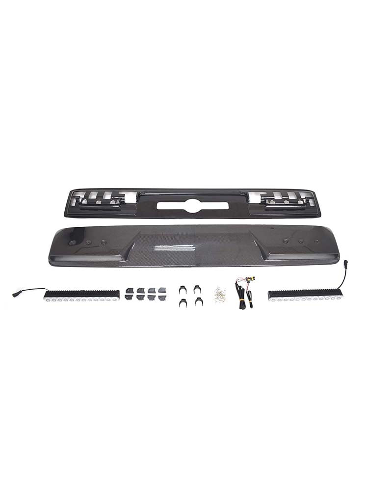 Brabus Style Front Roof Spoiler Wing Pour Benz G-Class W464 G550 2019-2023 W/Led