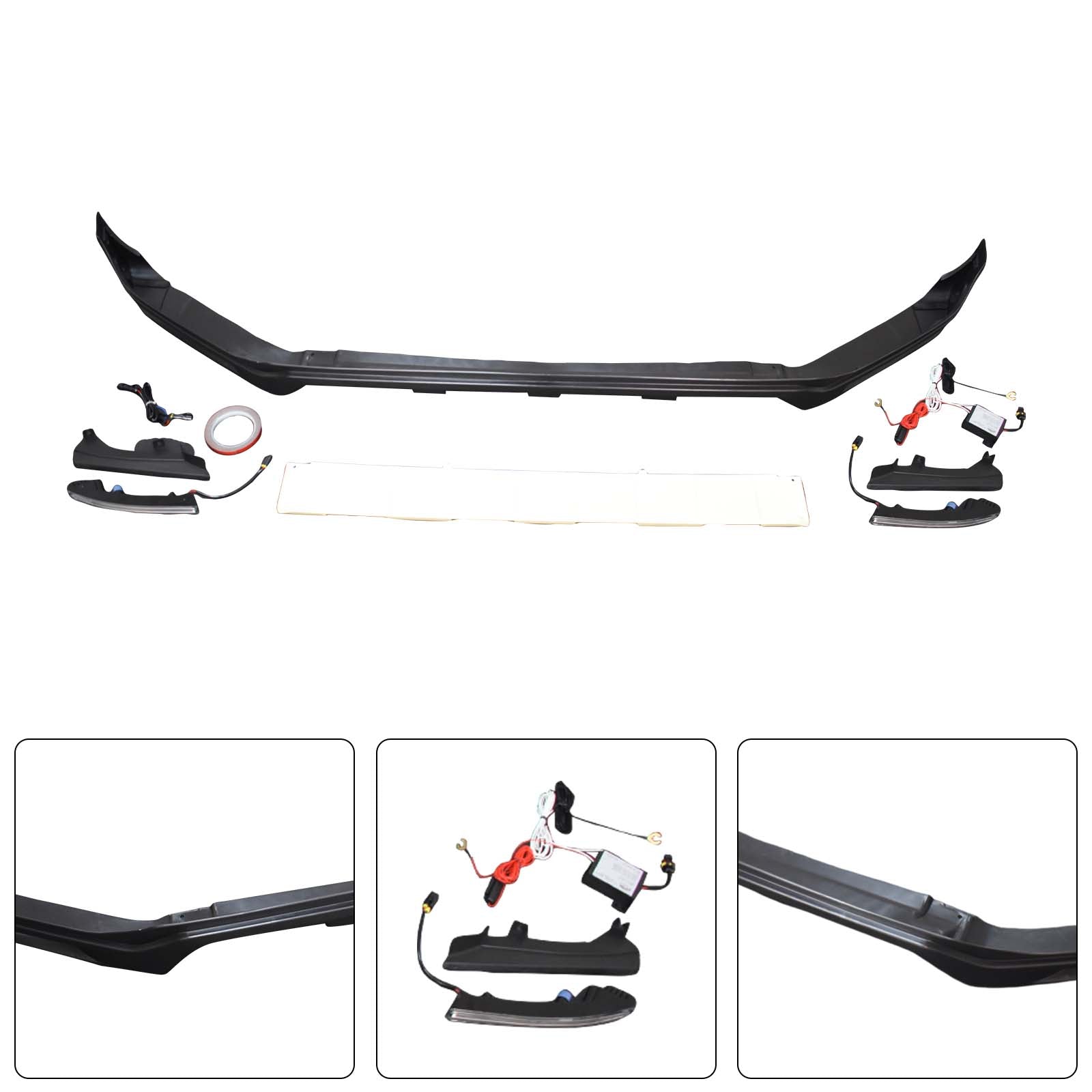 Brabus Style Front Bumper Lip Pour Mercedes Benz G-Class W464 W463A 2019-2023