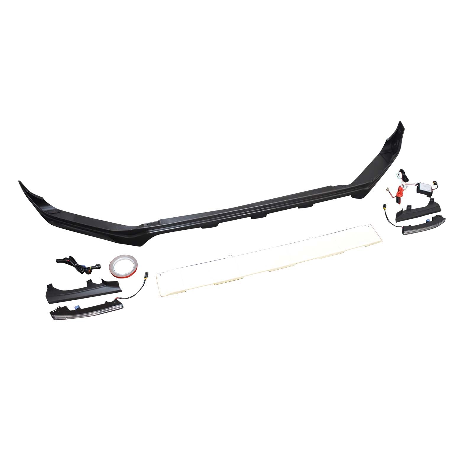 Brabus Style Front Bumper Lip Pour Mercedes Benz G-Class W464 W463A 2019-2023