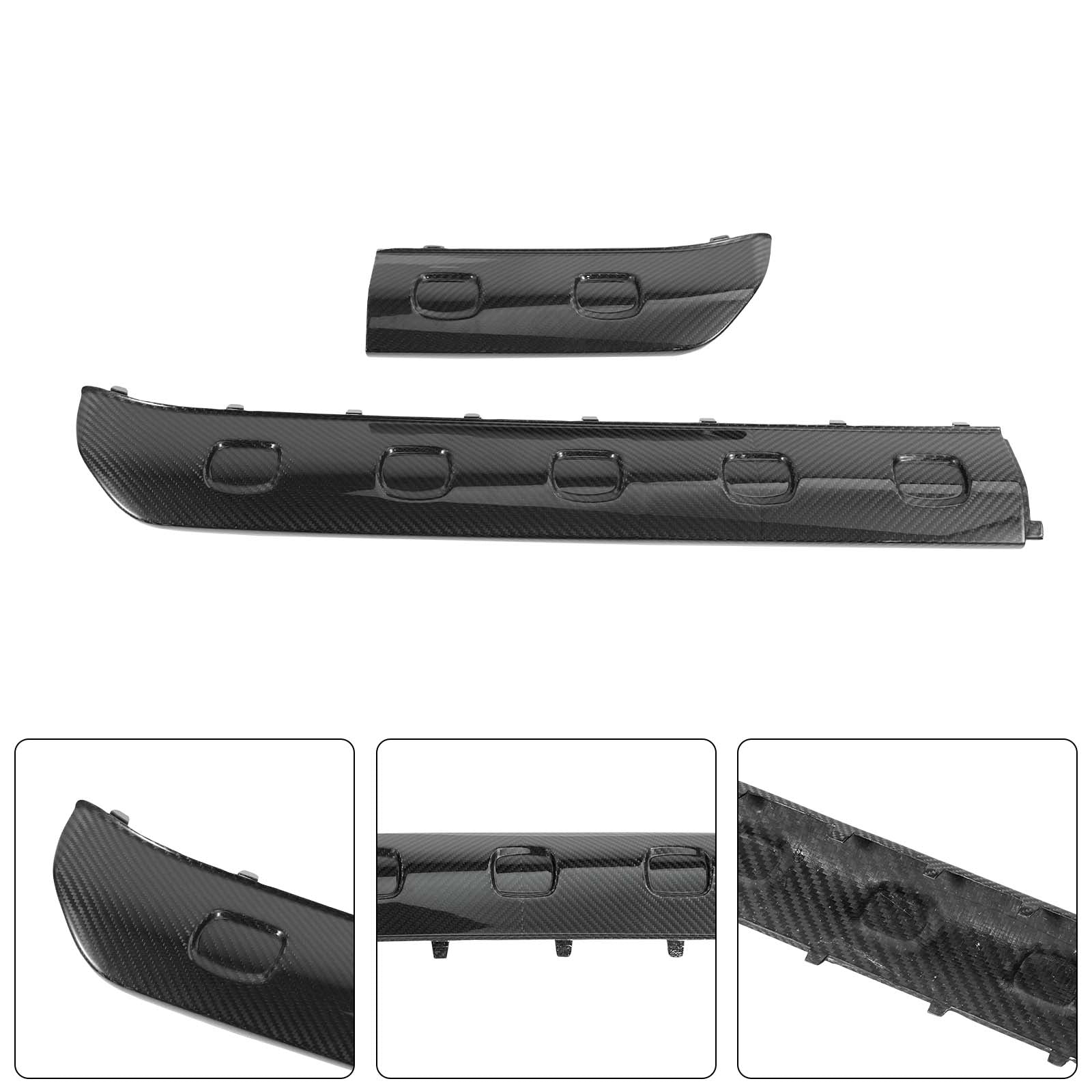 Carbon Fiber Front Bumper Lip Pour Mercedes Benz G-Class W464 G63 2019-2023