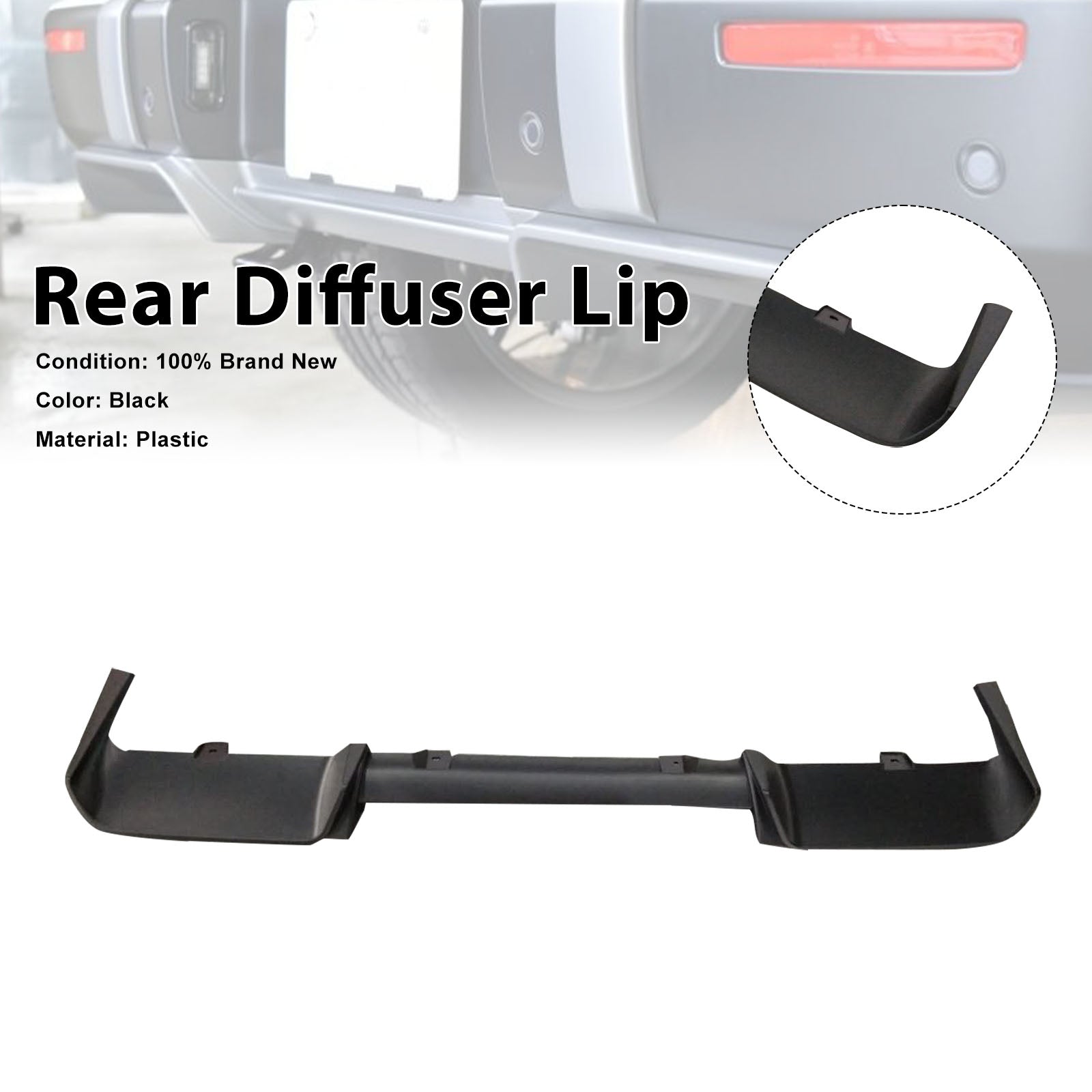 Diffusore posteriore per Mercedes Benz Classe G W464  W463Stile Brabus 2019-2023