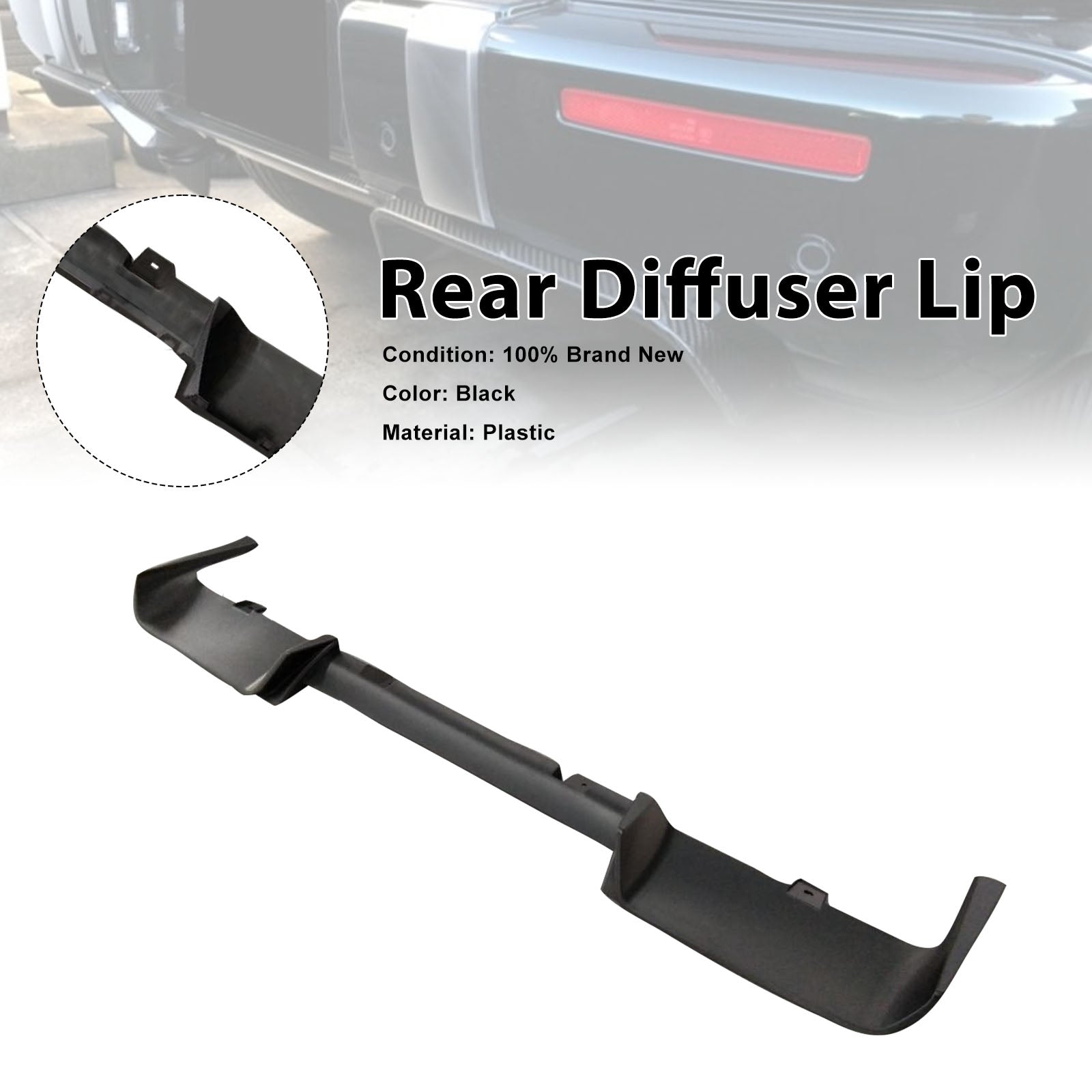 Diffusore posteriore per Mercedes Benz Classe G W464  W463Stile Brabus 2019-2023