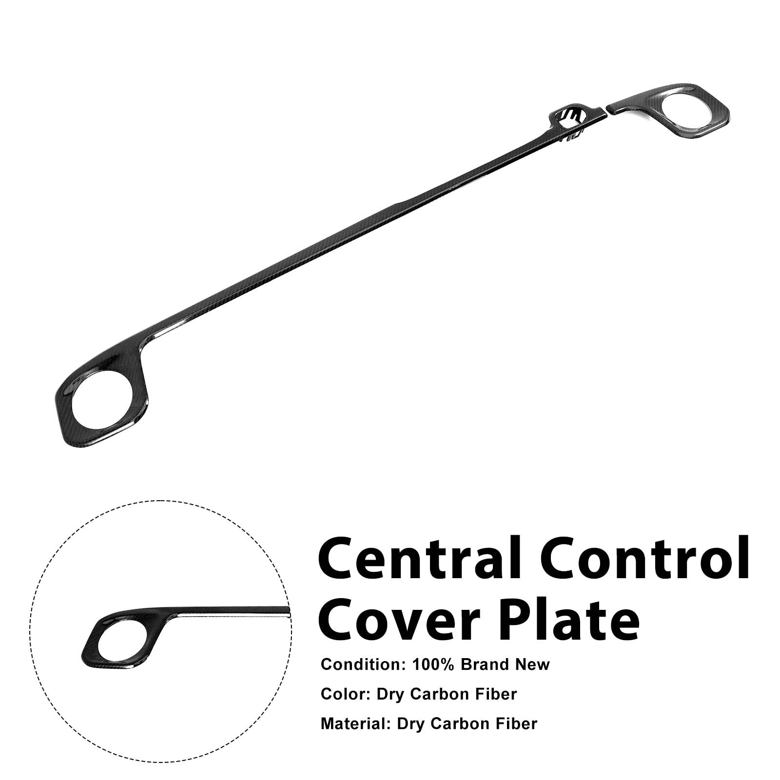 Carbon Fiber Central Control Cover Pour Mercedes G-Class W465 W464 2019-2026