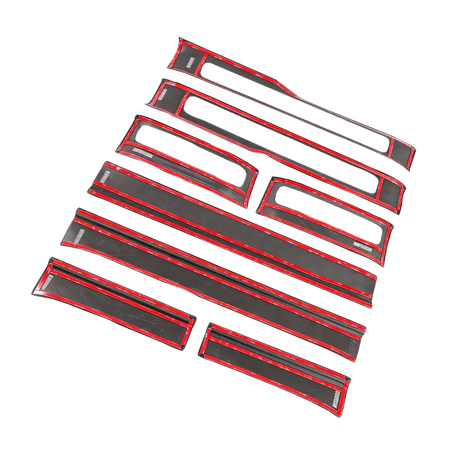 Carbon Fiber Outer Door Sill Plate Cover Trim Pour Benz W464 G500 2019-2023