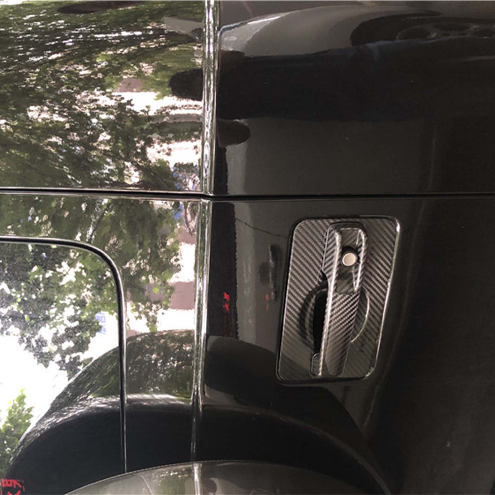 5PCS Dry Carbon Door Handle Cover Trim Pour Benz G Class W463A W464 2019-2023